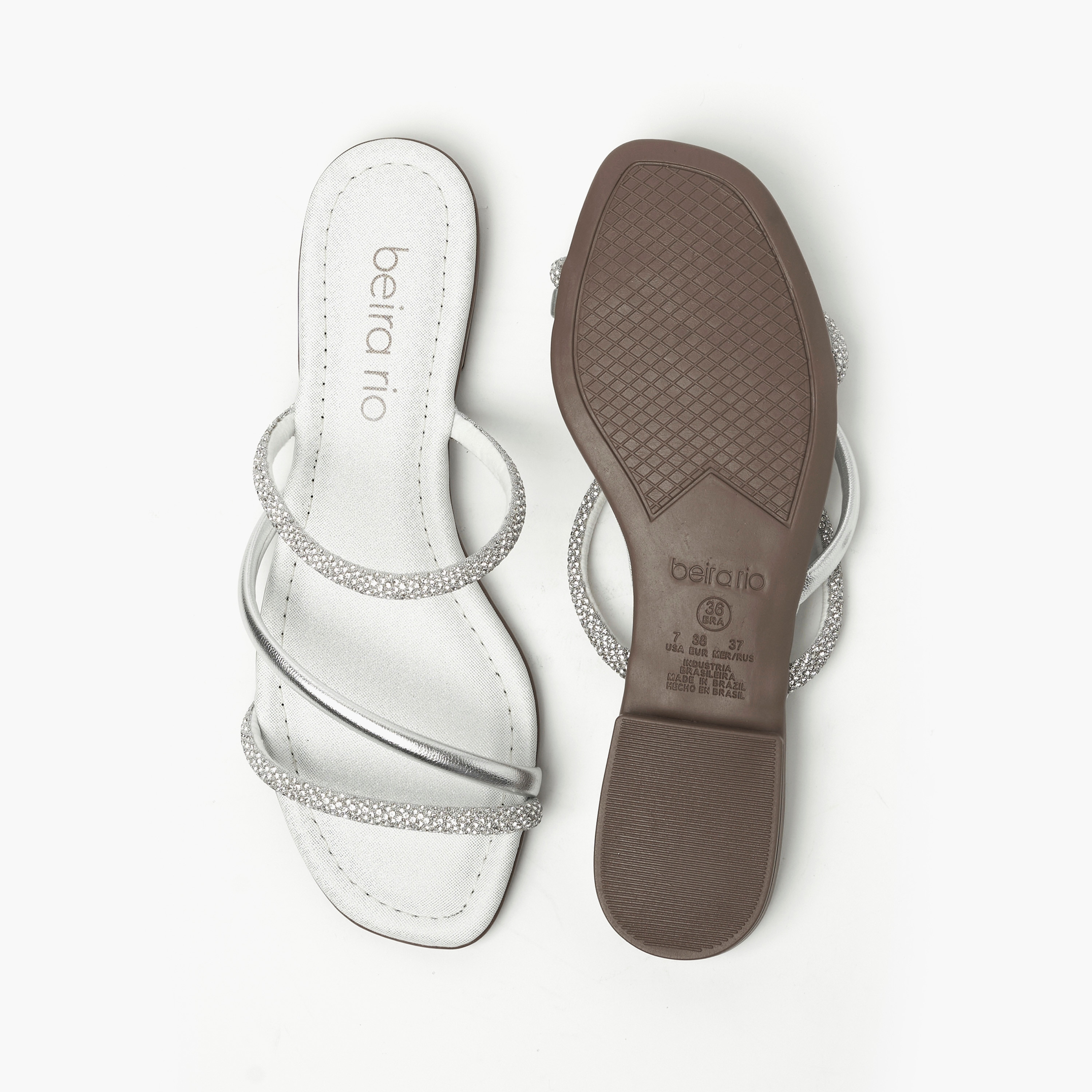 صندل نسائي شرائح مسطح مع لمسة من الكريستال من بيرا ريو | 8431-213-25120-women-shoes-sandals-flats-image-4