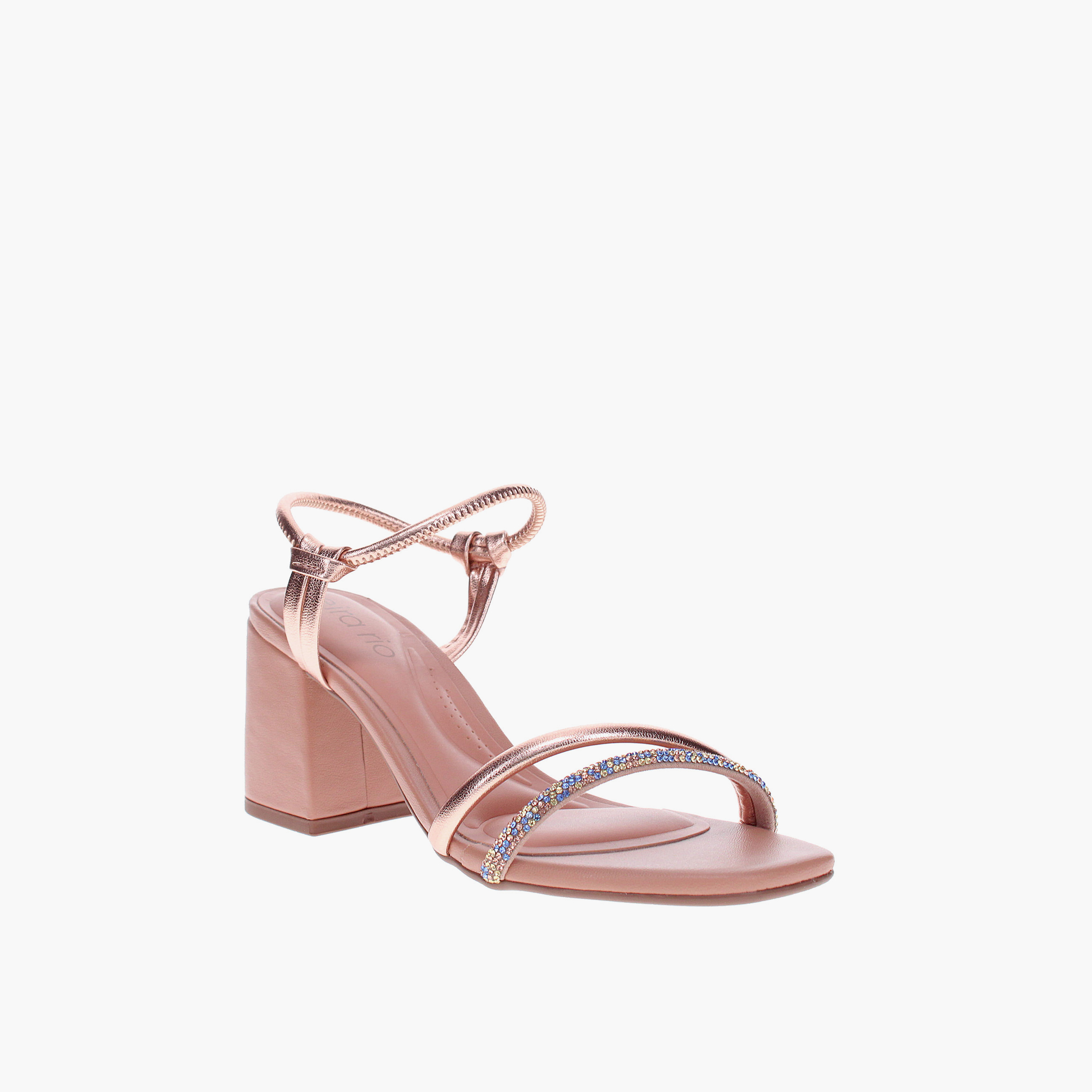 بييرا ريو-  صندل دين للنساء بإبزيم كعب سميك-women-shoes-heels-image-1