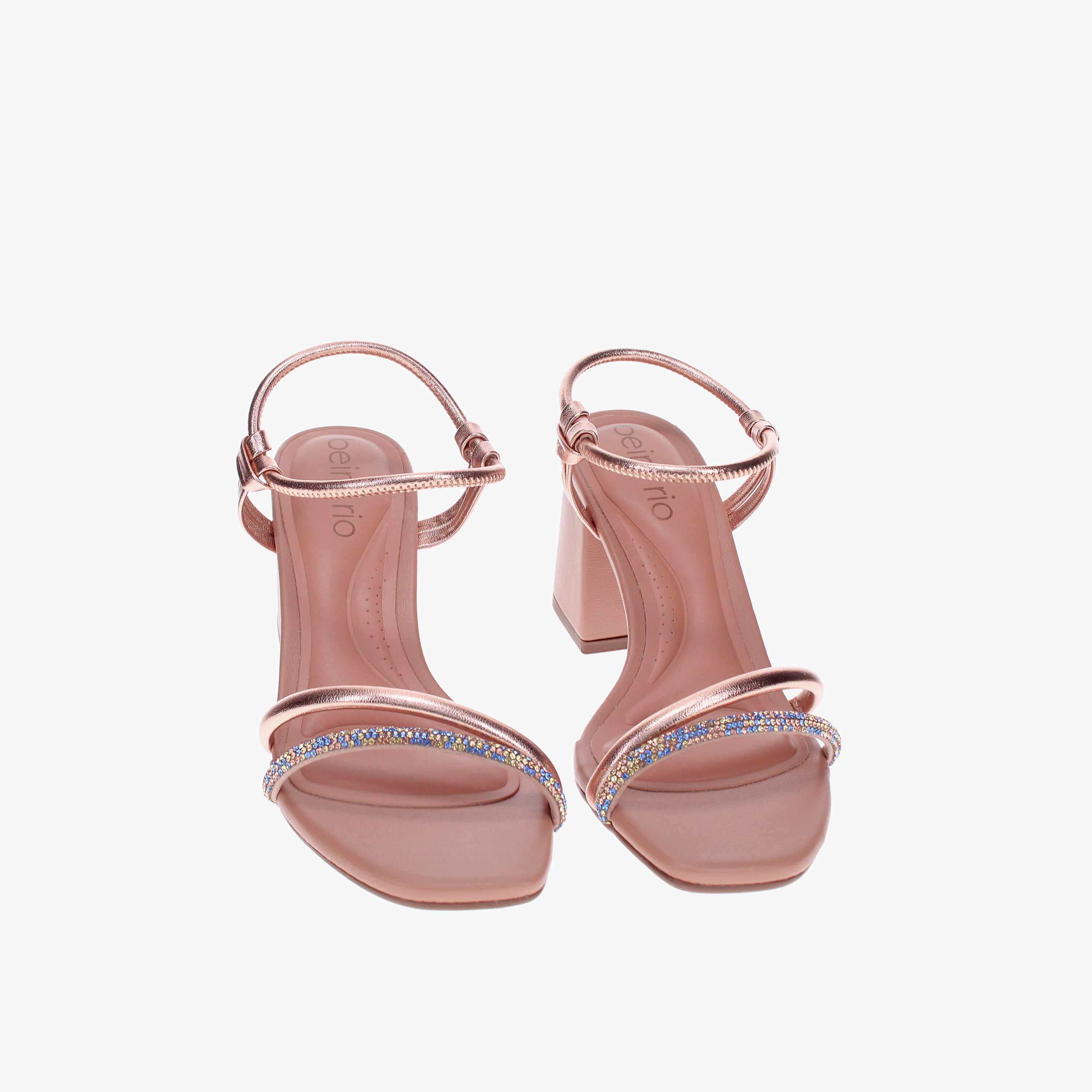 Beira Rio by Geoomnii  Women's Elastic Dane Block Heels         -women-shoes-heels-image-3