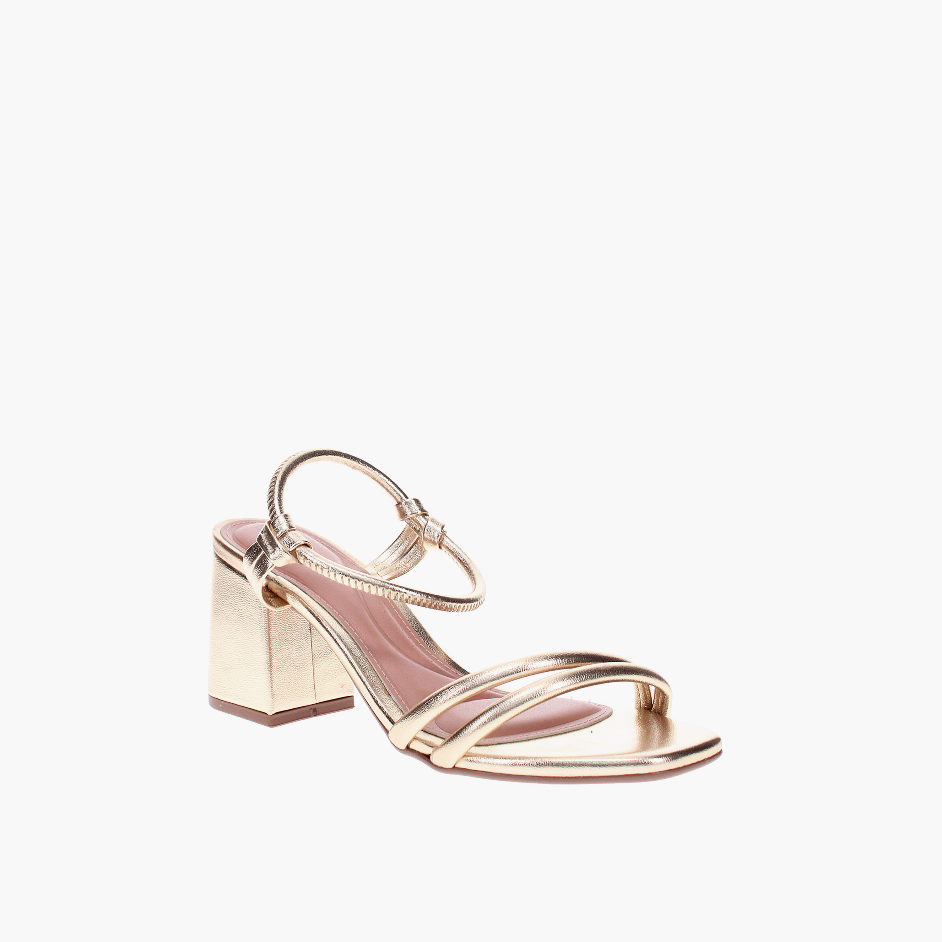 Beira Rio by Geoomnii  Women's Elastic Lira Block Heels         -women-shoes-heels-image-1
