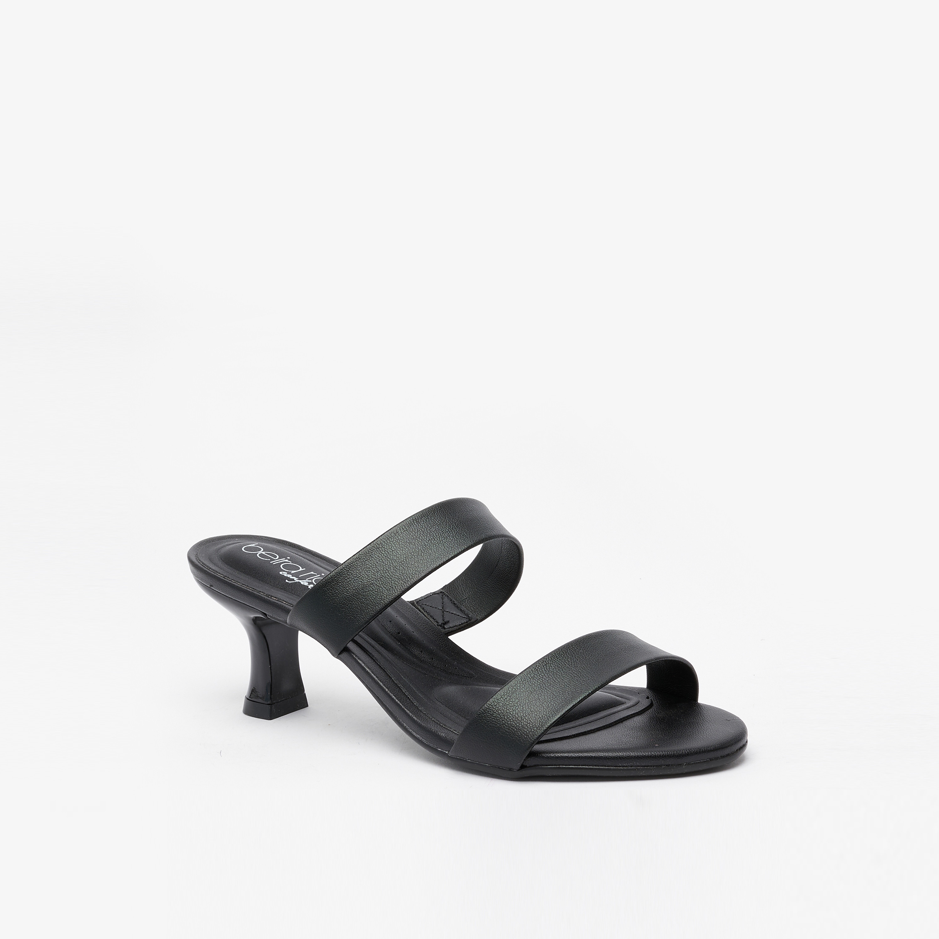 Beira Rio by Geoomnii  Women's Slip On Leyla Kitten Heels | 8453-214-9569-15745      -women-shoes-heels-image-1