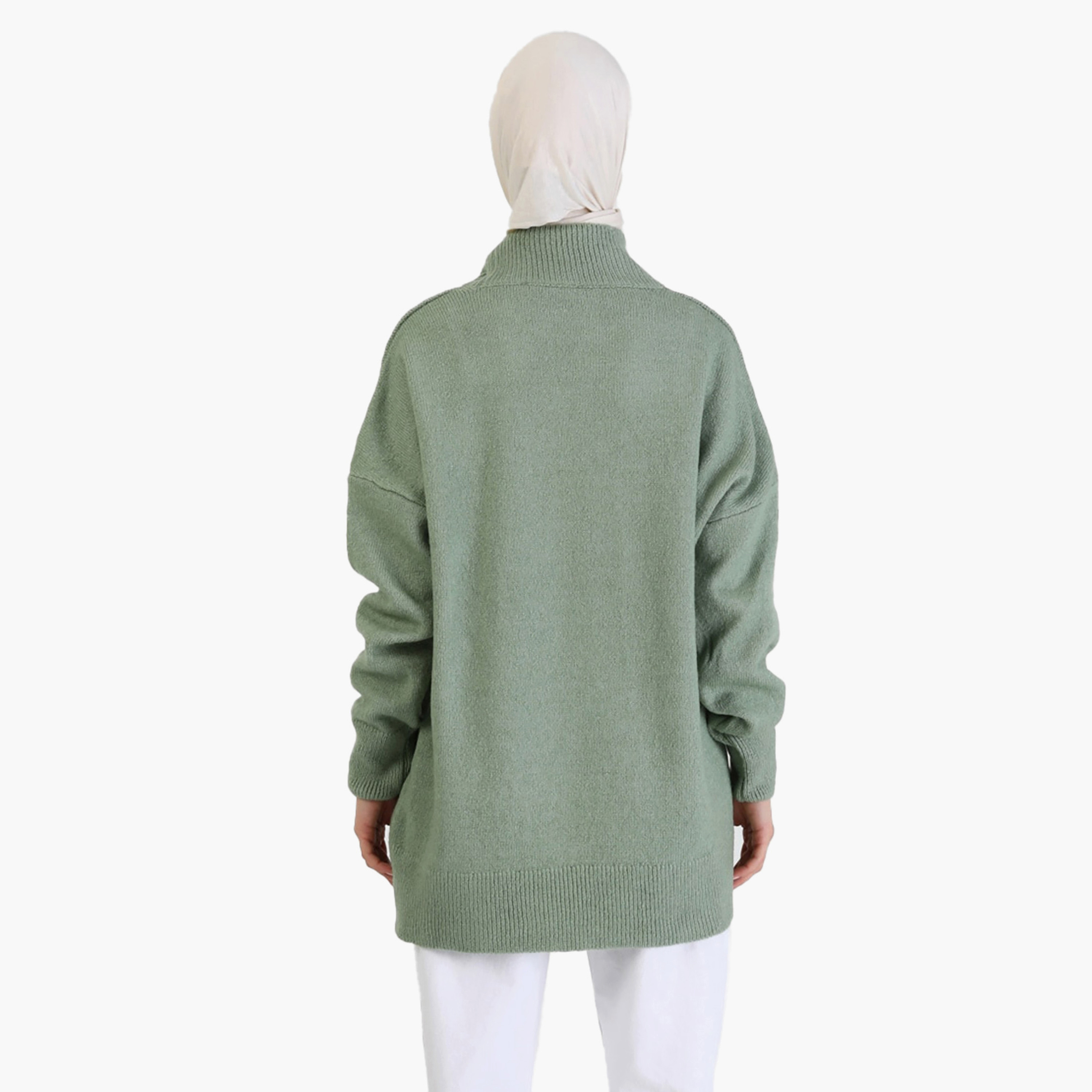 تونيك منسوج بياقة عالية من مودانيسا-women-clothing-shirtsandblouses-blouses-image-5