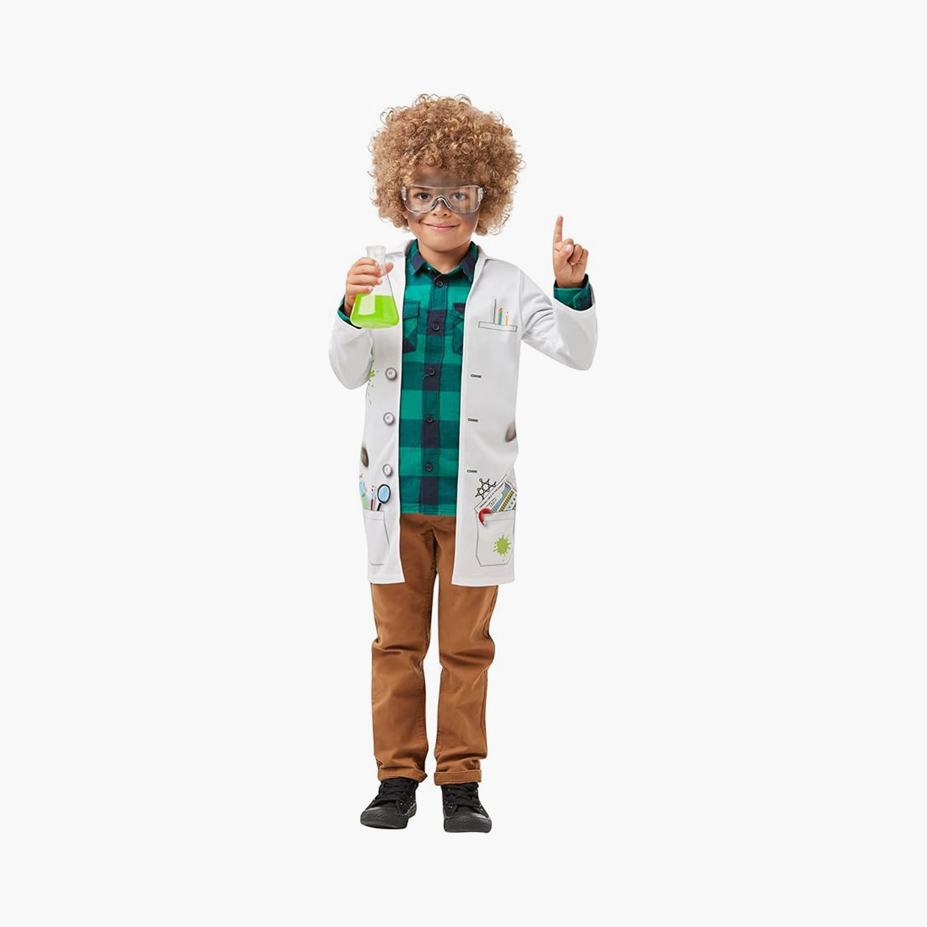 Rubies Official Mad Scientist Jacket Fancy Dress-boys-clothing-costumes-image-1