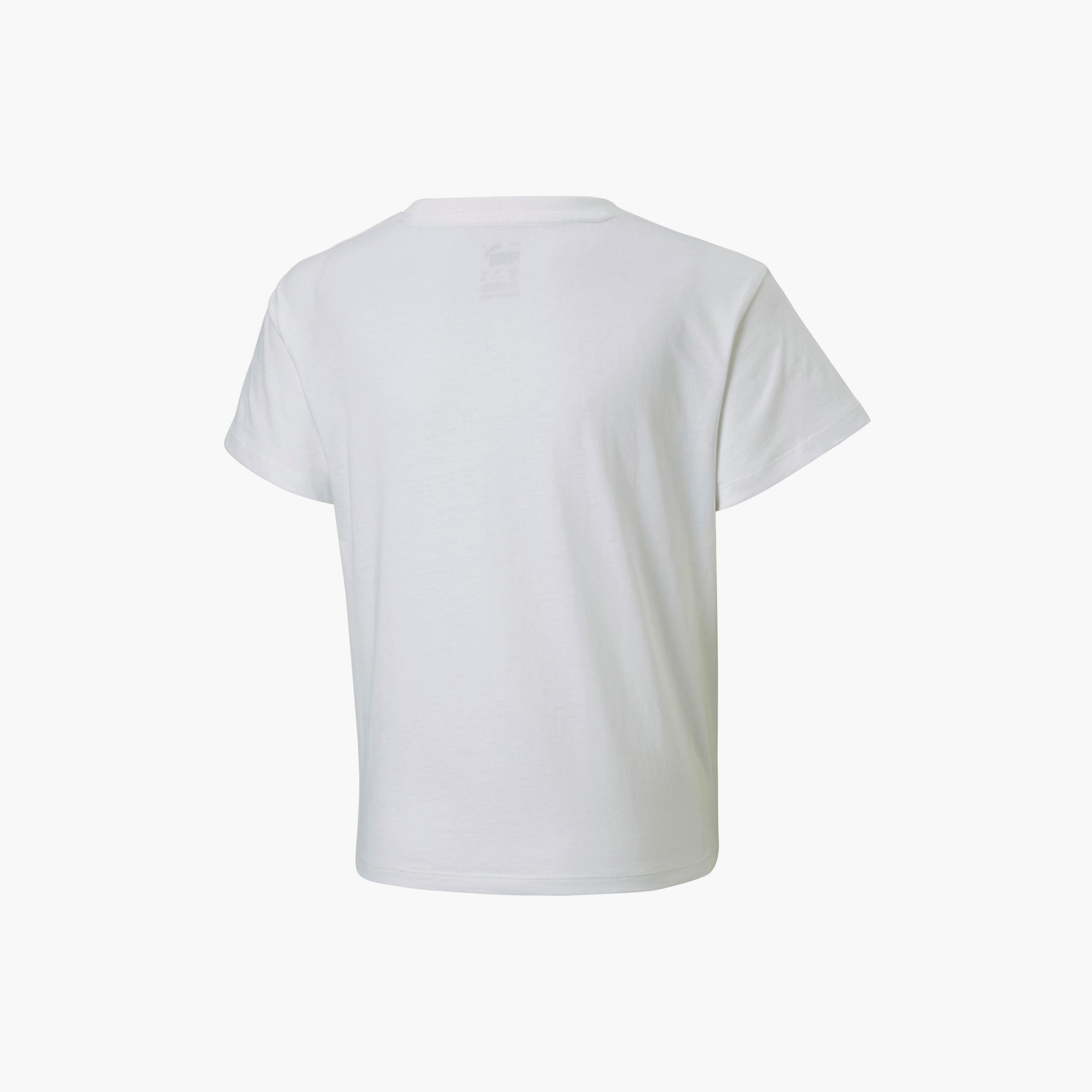تي شيرت من بوما إيسينشال لوجو نوتيد للأطفال 84695601-sports-girls-clothing-tops-image-7
