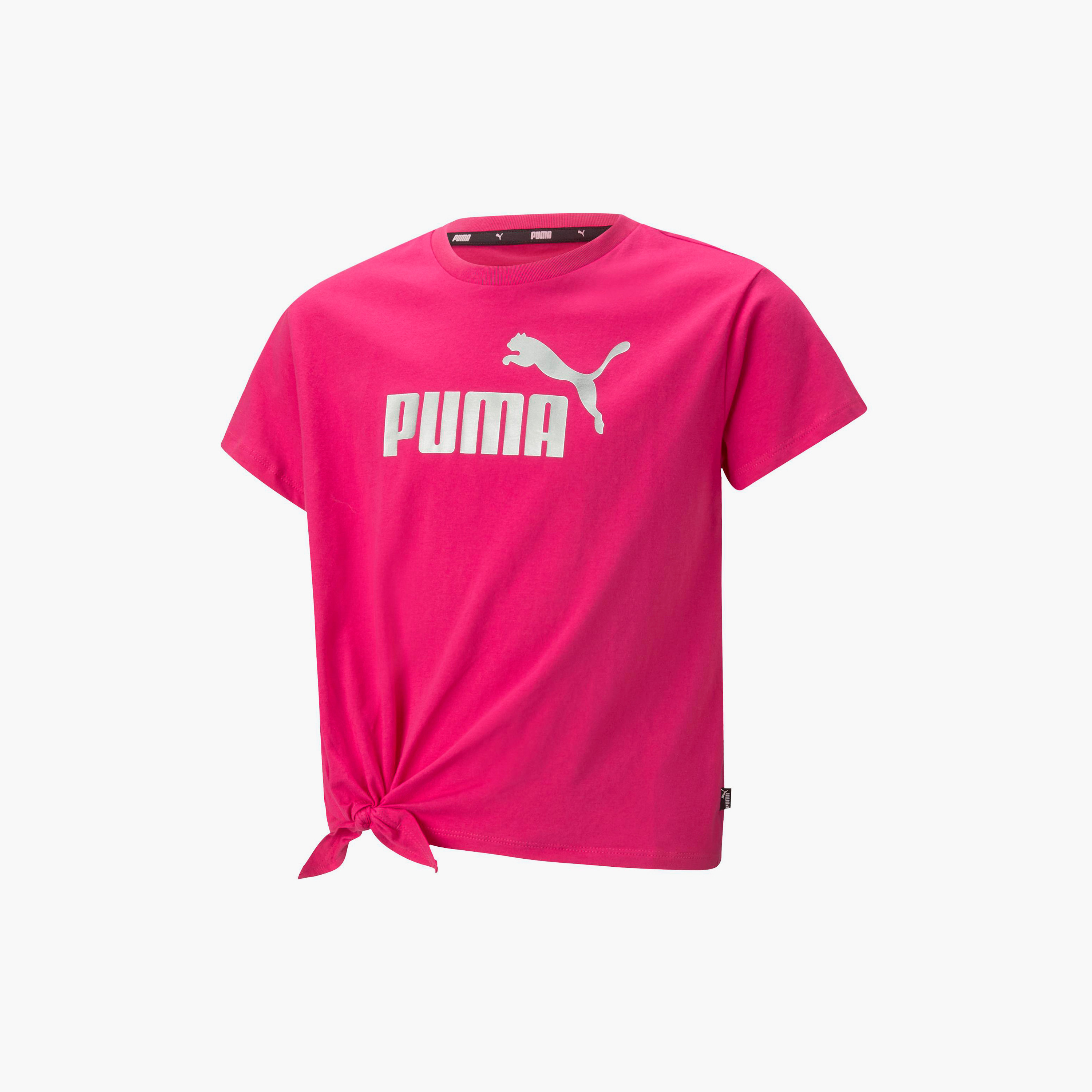 تي شيرت من بوما إيسينشال لوجو نوتيد للأطفال 84695601-sports-girls-clothing-tops-image-12