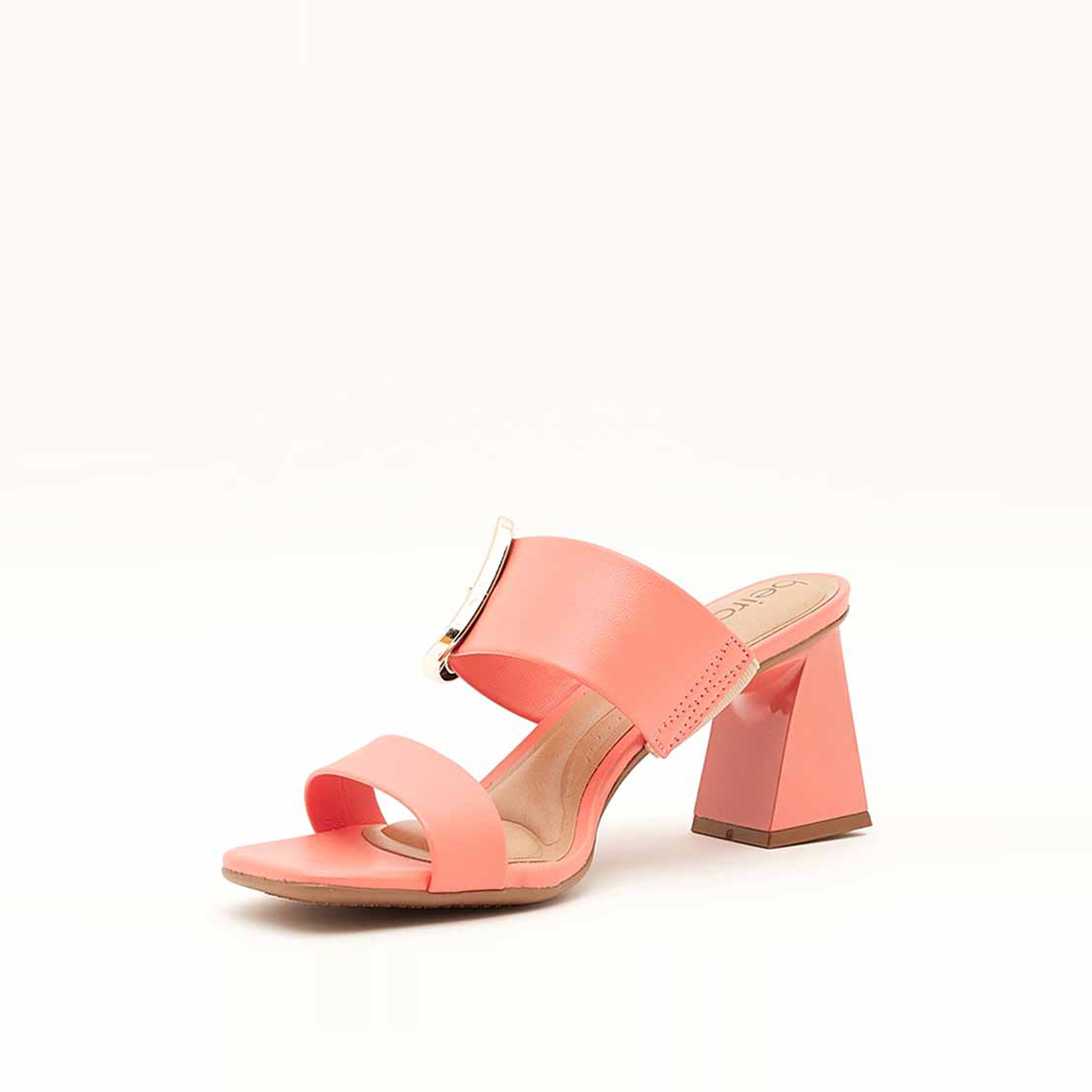 Beira Rio by Geoomnii  Women's Slip On Barrettt Block Heels | 8471-101-9569-87145      -women-shoes-heels-image-4