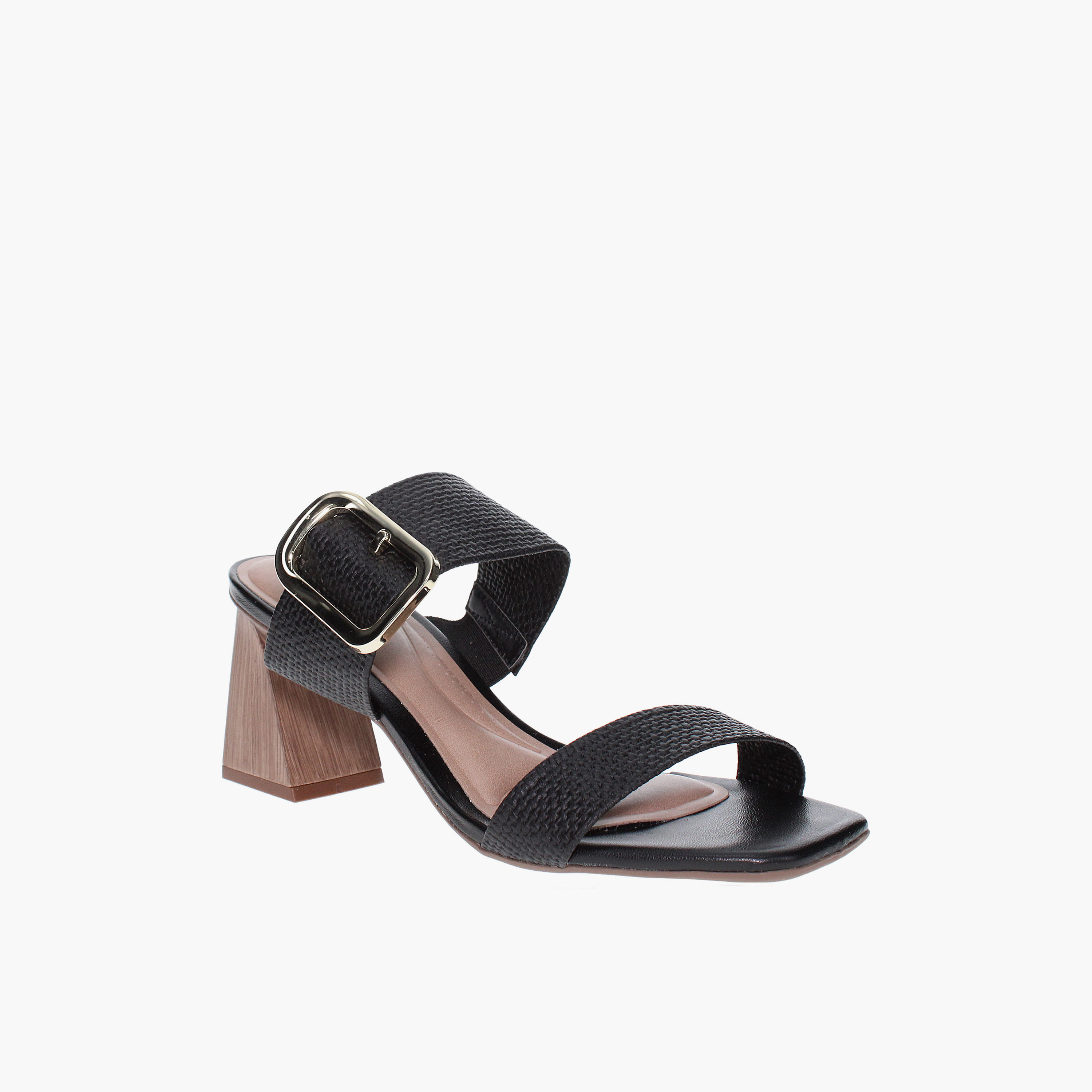 Beira Rio by Geoomnii  Women's Slip On Block Heels | 8471-301-26742-15745       -women-shoes-heels-image-1