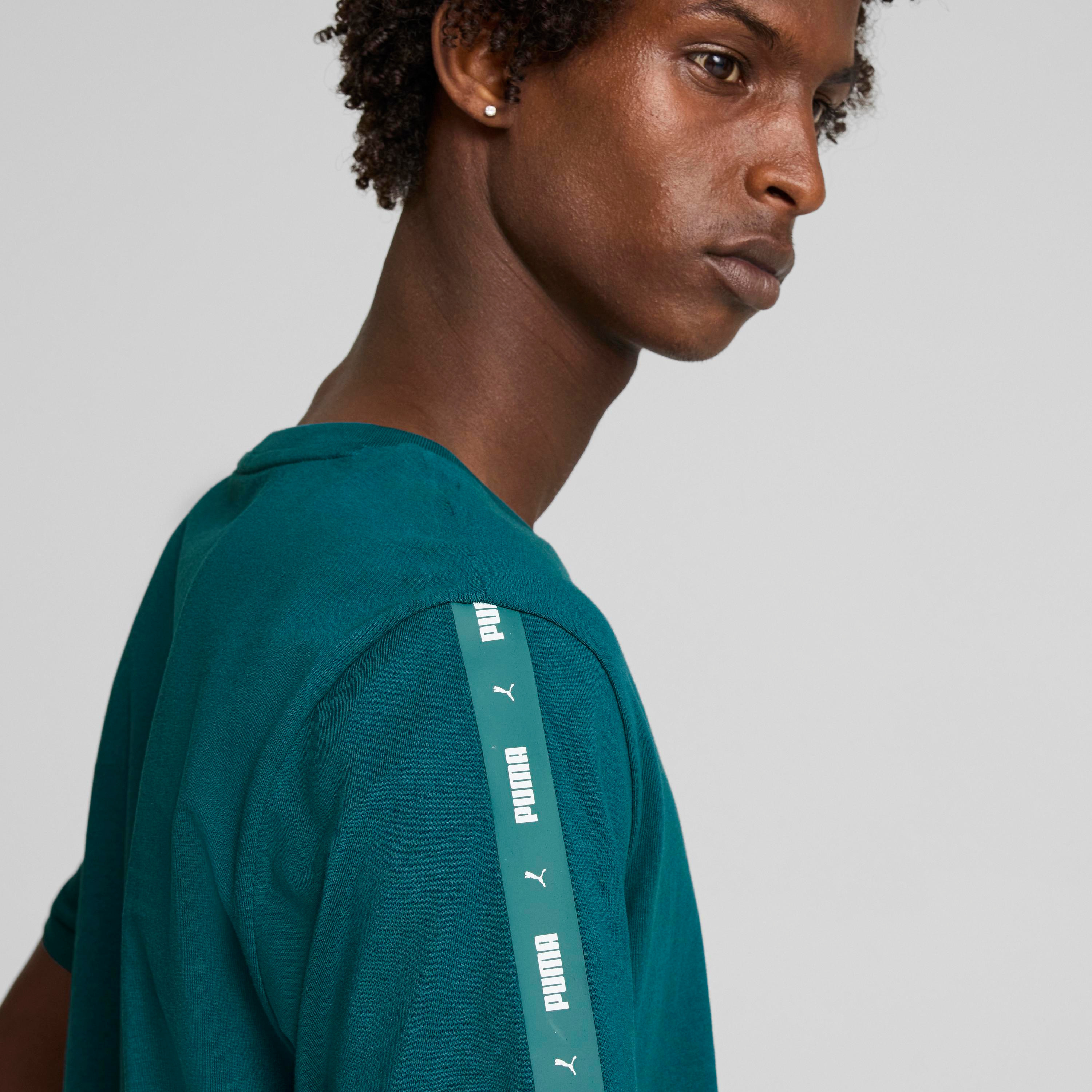 Puma Men's ESS+ Tape T-Shirt | OE-men-clothing-sportswearandactivewear-tshirtsandpolos-image-4