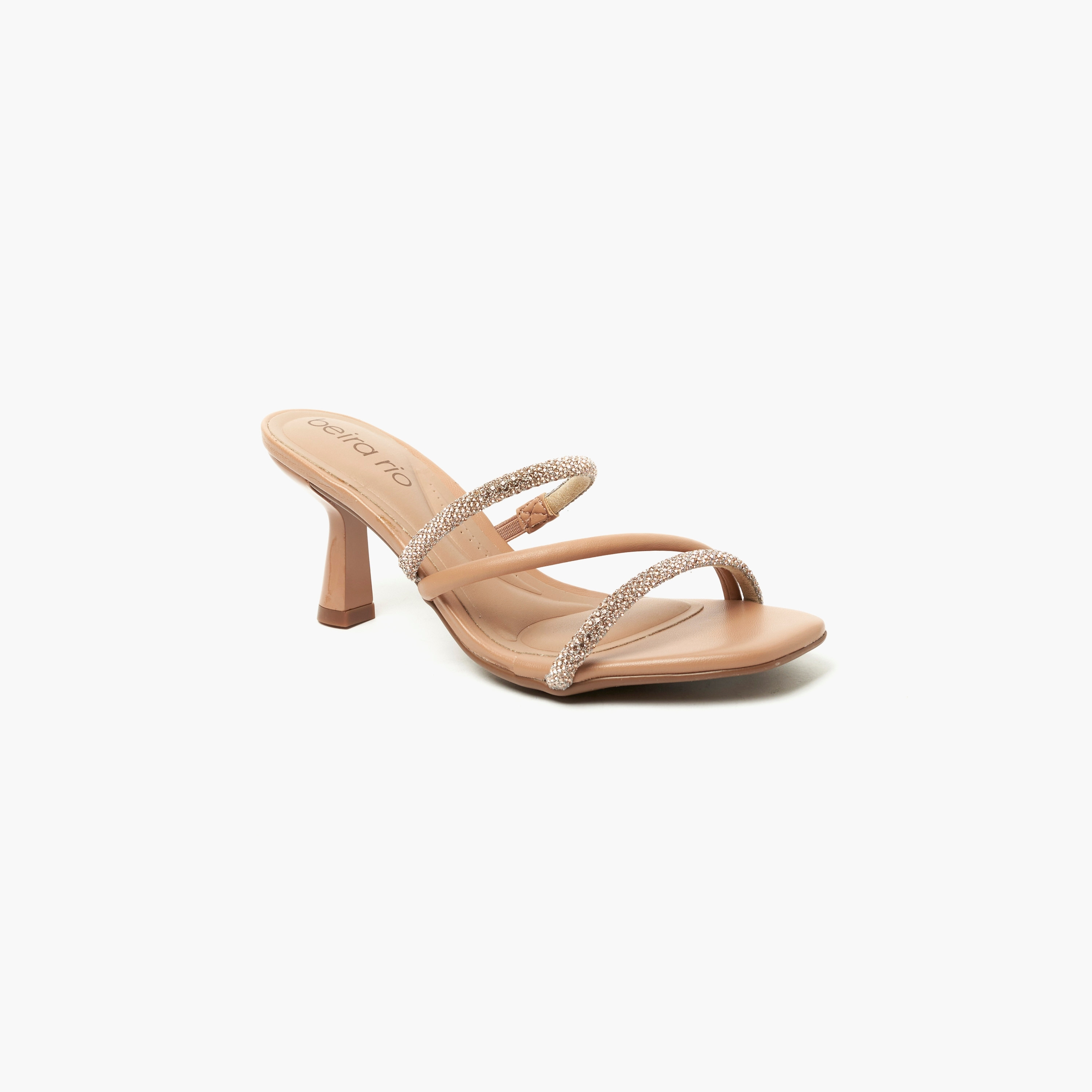 Beira Rio by Geoomnii  Women's Kitten Heel with Rhinestones Accent | 8478-107-25664      -women-shoes-heels-image-1