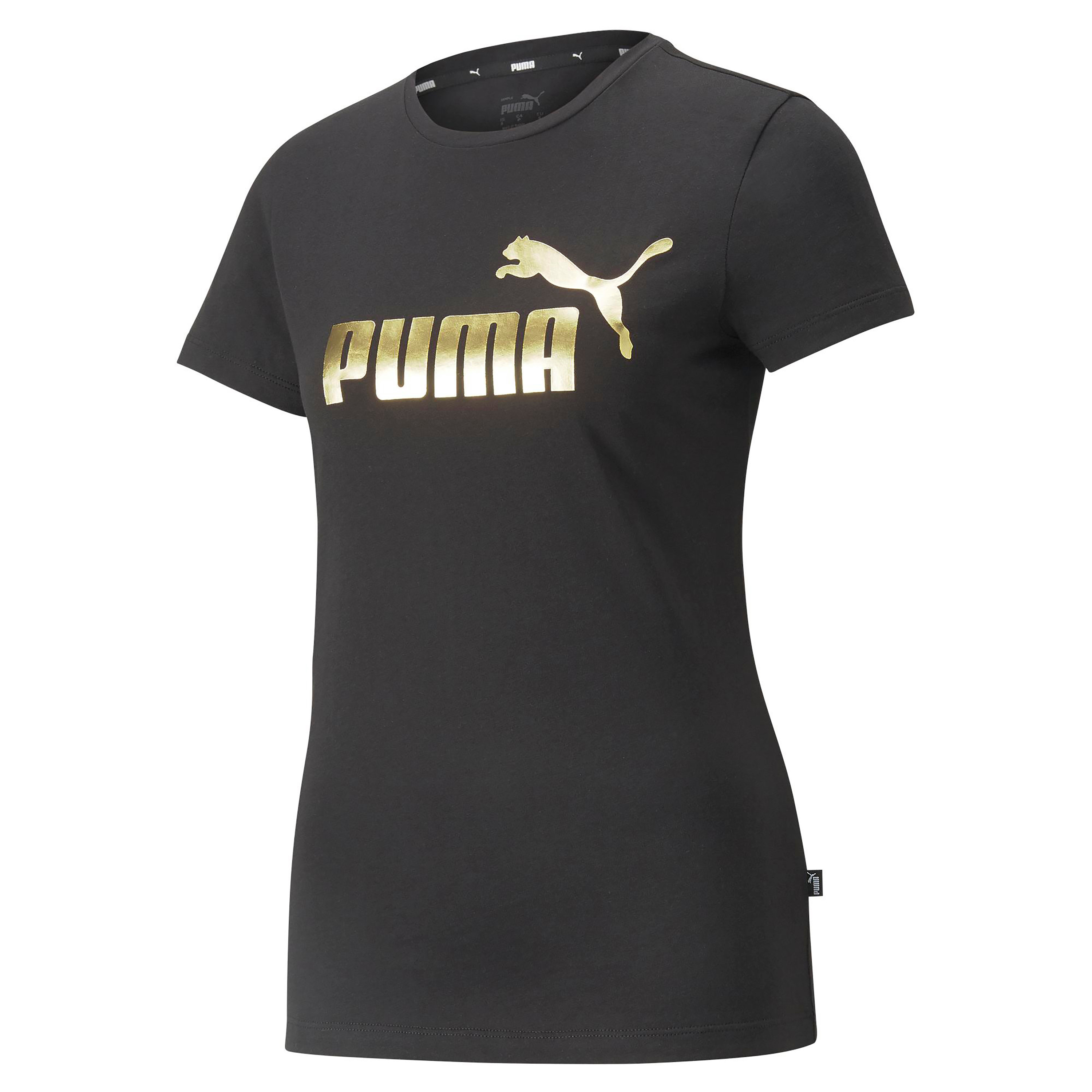 Puma Ess+ Metallic Logo Women T-Shirt 84830301-sports-women-clothing-tshirtsandvests-image-3