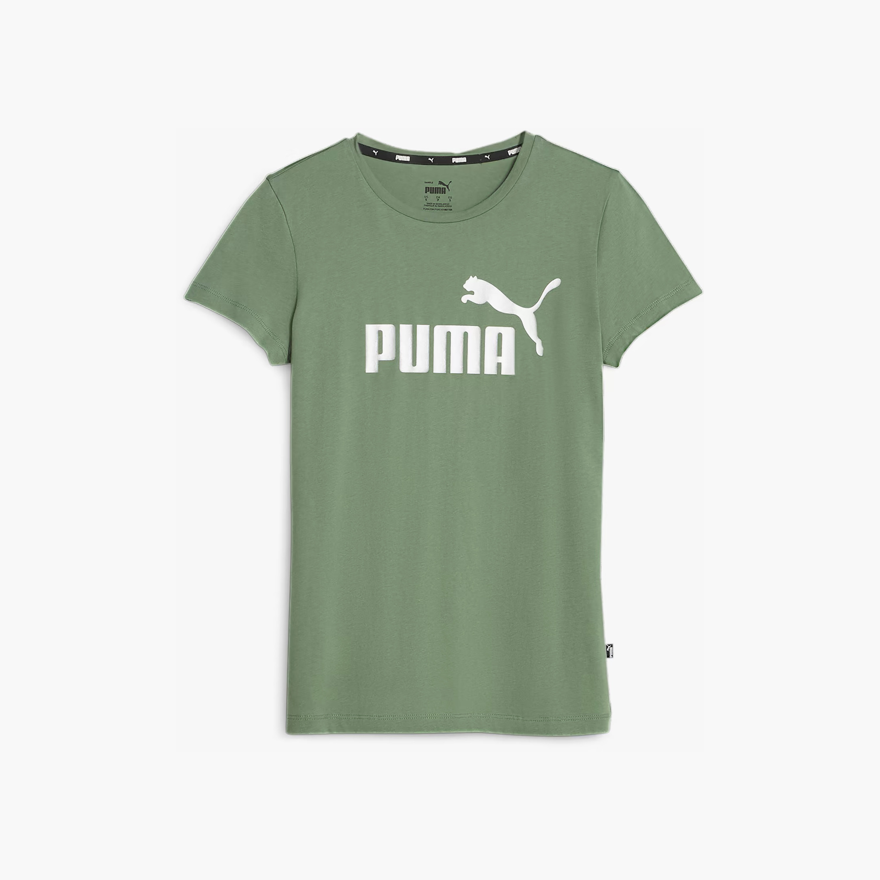 بوما تي شيرت اسينشالز بشعار ذو لمعة معدنية للنساء 848303 |OE-women-clothing-tshirts-image-4