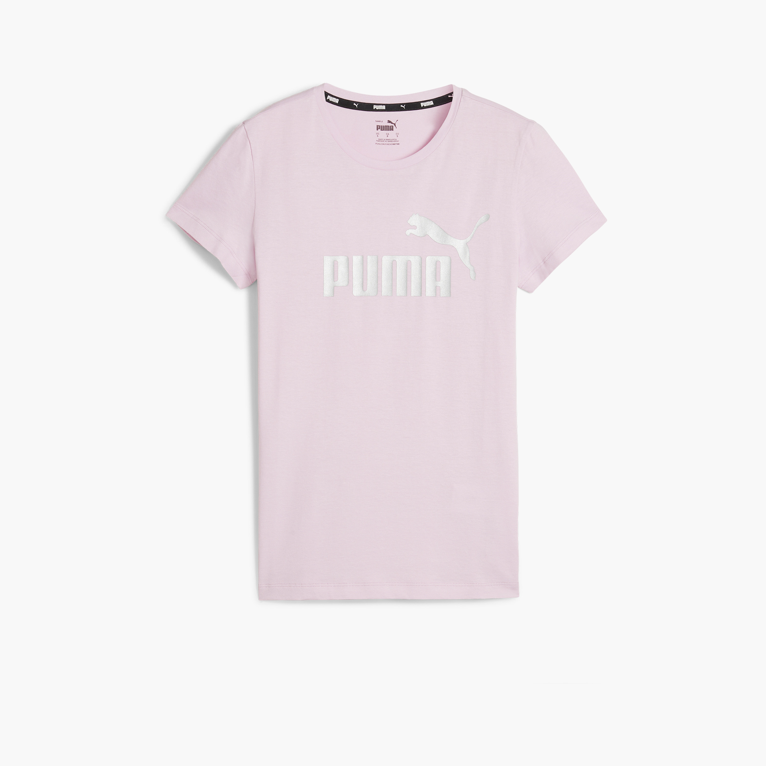 بوما تي شيرت اسينشالز بشعار ذو لمعة معدنية للنساء 848303 |OE-women-clothing-tshirts-image-11