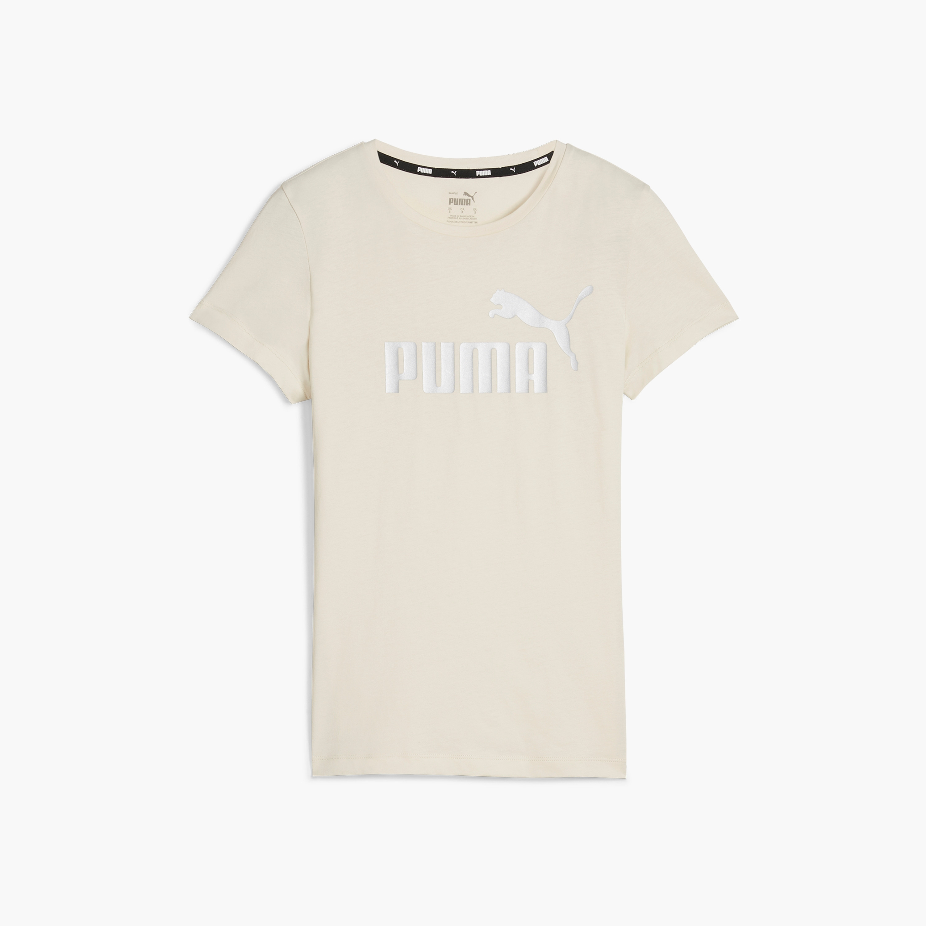 بوما تي شيرت اسينشالز بشعار ذو لمعة معدنية للنساء 848303 |OE-women-clothing-tshirts-image-9