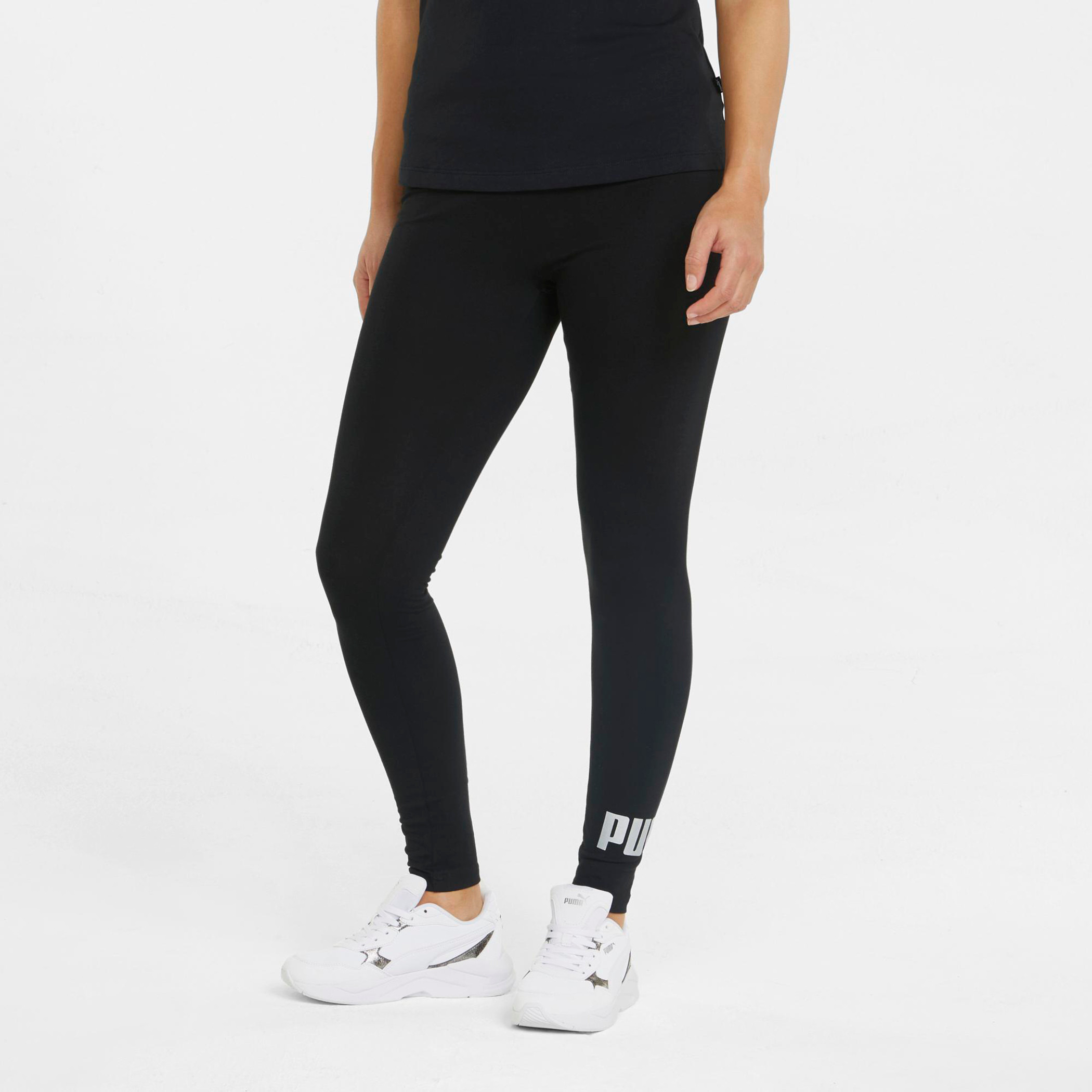 طماق بشعار نسائي من بوما إيس+ ميتاليك-women-clothing-bottoms-leggings-image-1