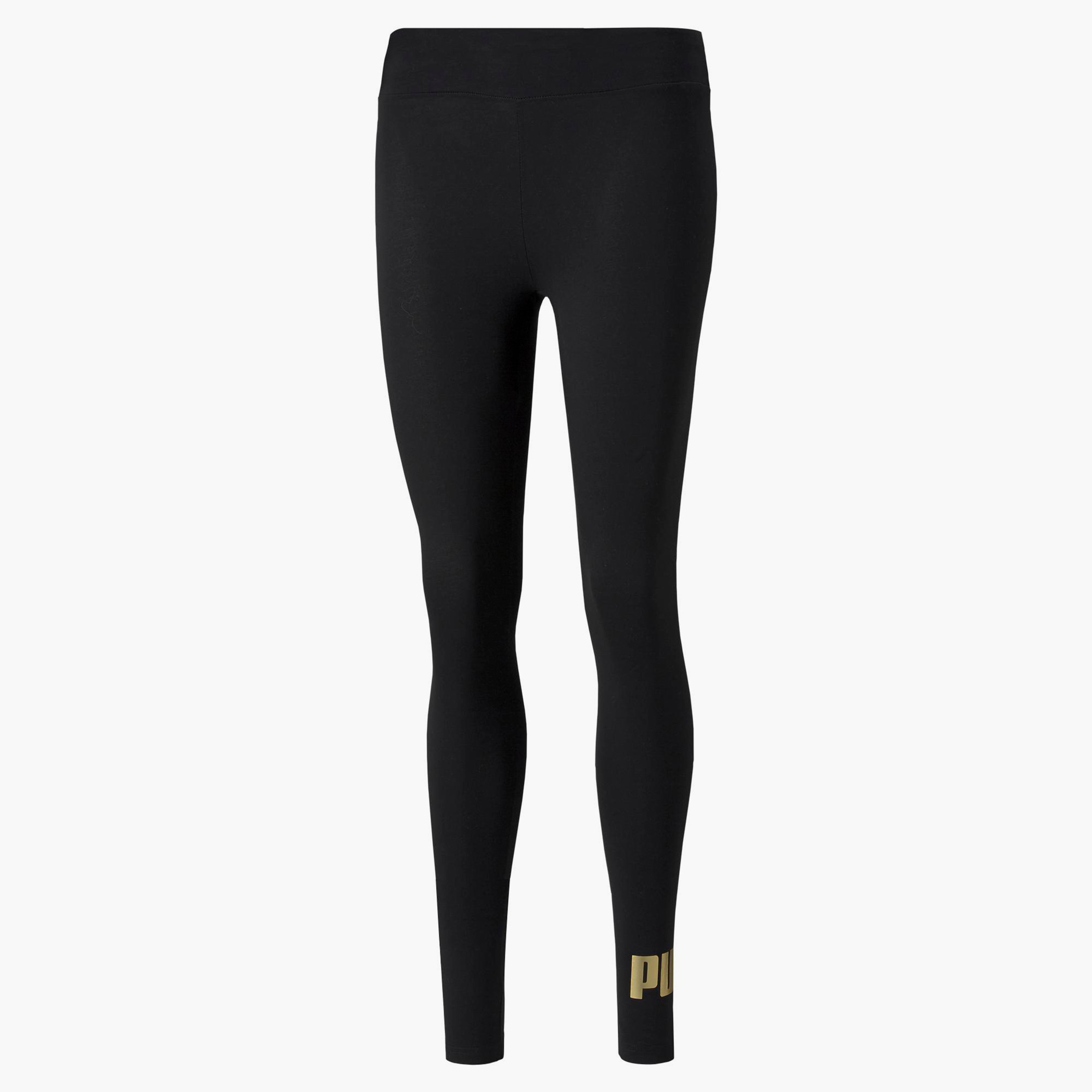 طماق بشعار نسائي من بوما إيس+ ميتاليك-women-clothing-bottoms-leggings-image-3