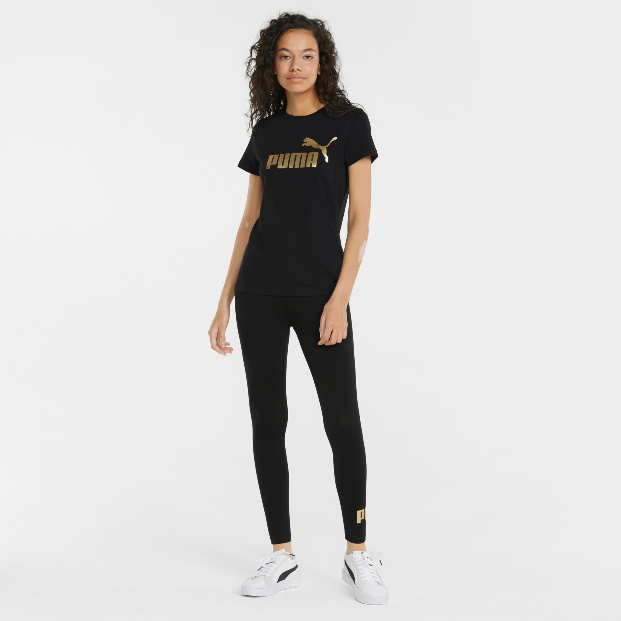 طماق بشعار نسائي من بوما إيس+ ميتاليك-women-clothing-bottoms-leggings-image-5