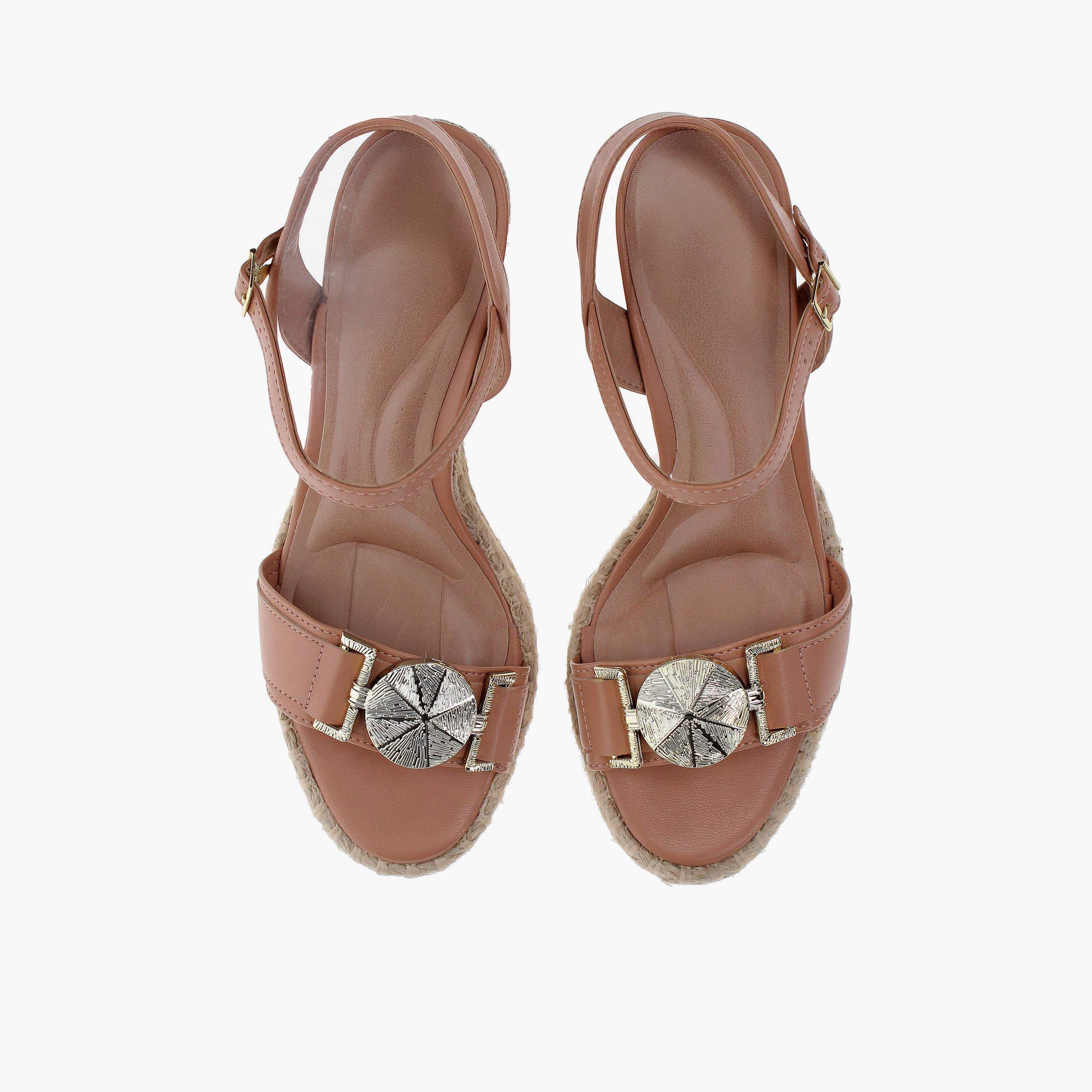 بييرا ريو - صندل ماريا1 للنساء بكعب إسفين مزود بإبزيم | 8486-124-9569-52531-women-shoes-sandals-heeled-image-5
