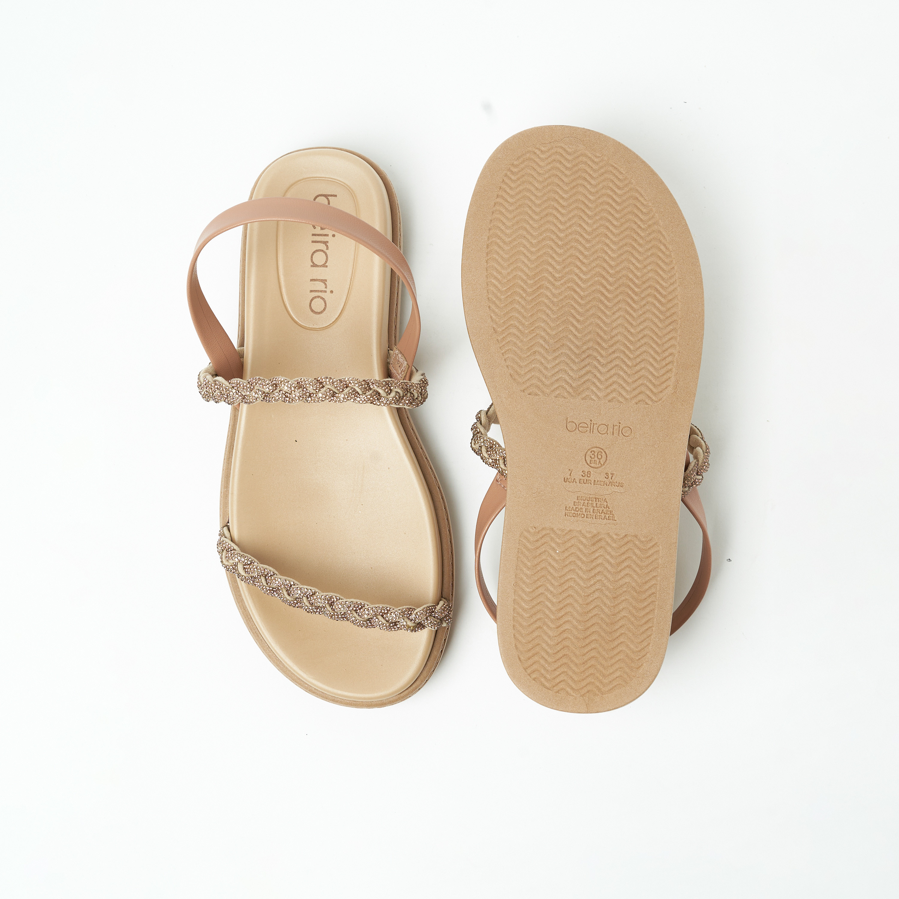 بيرا ريو صندل نسائي سهل الارتداء بتفاصيل مزخرفة | 8488-109-27102-58021-women-shoes-sandals-flats-image-3