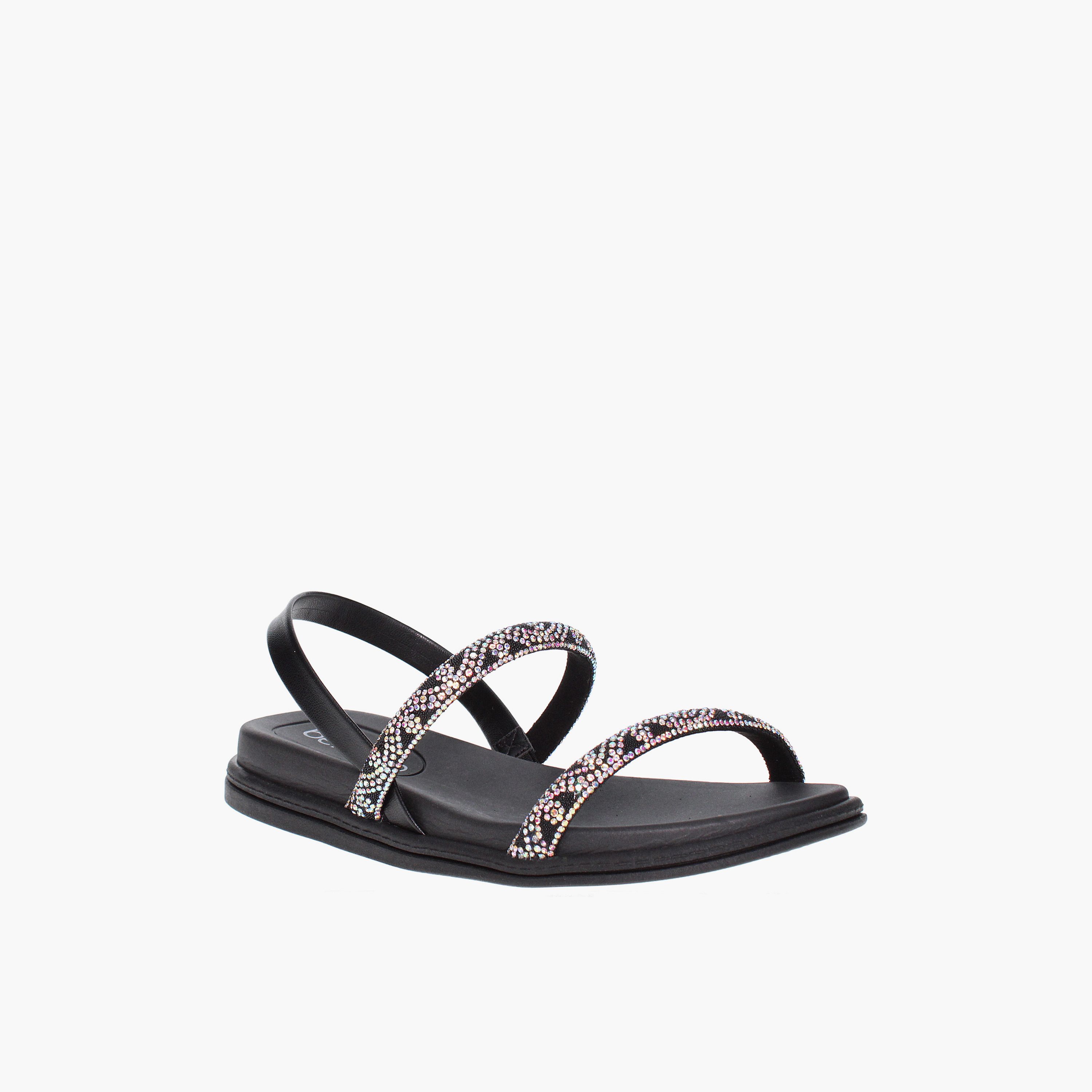 Beira Rio by Geoomnii  Women's Slip On Flat Strap Sandals | 8488-109-27333-94878      -women-shoes-sandals-flats-image-1