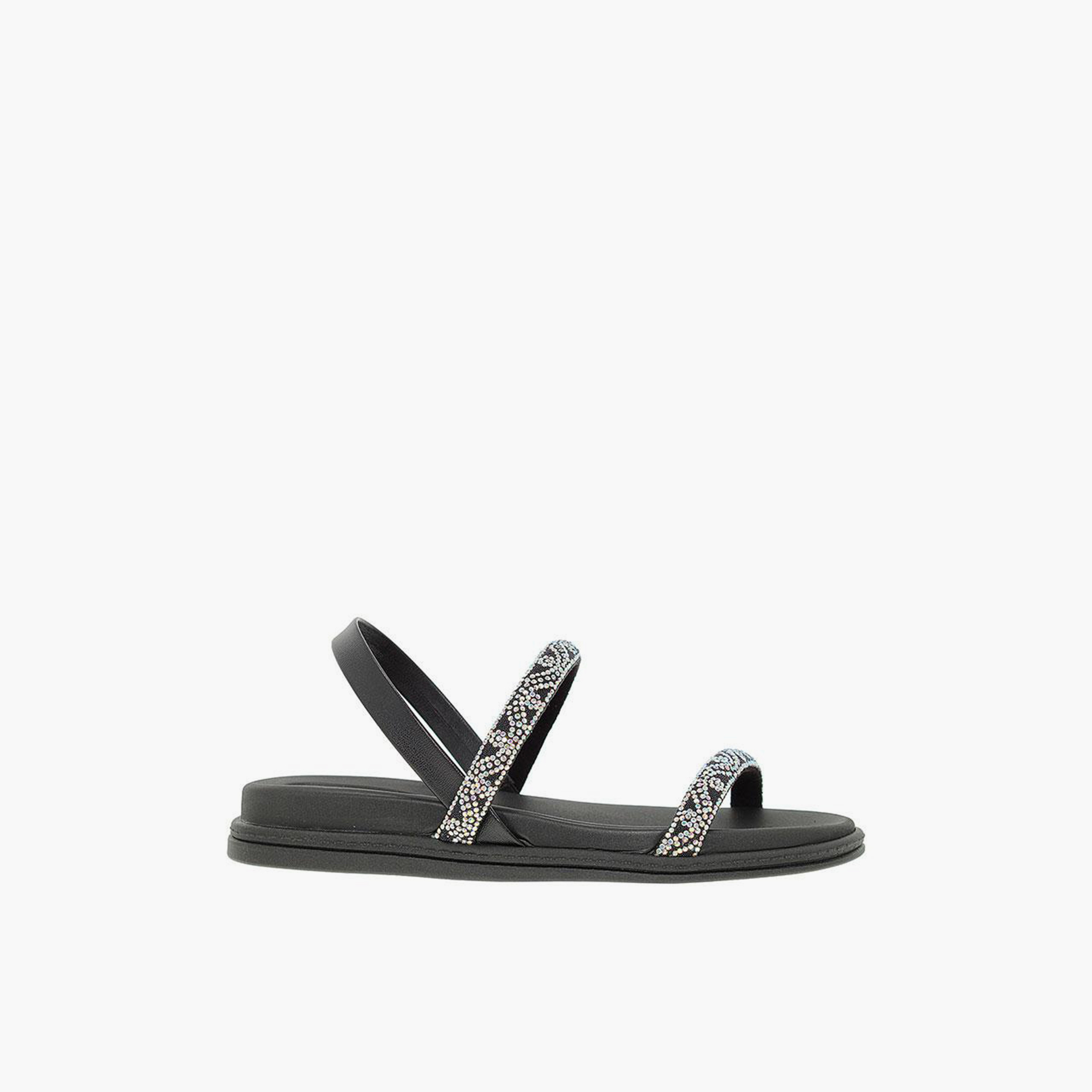 Beira Rio by Geoomnii  Women's Slip On Flat Strap Sandals | 8488-109-27333-94878      -women-shoes-sandals-flats-image-3