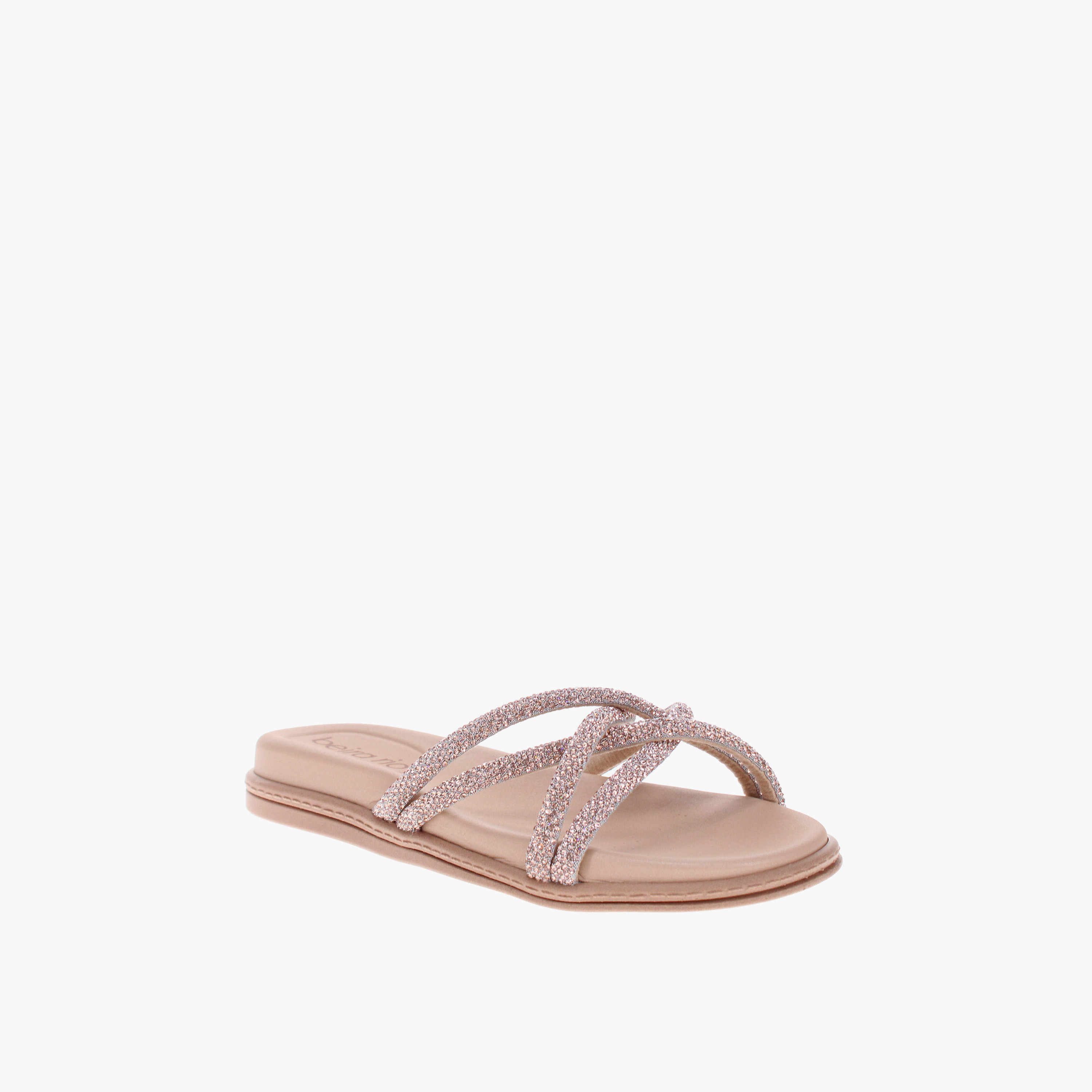 Beira Rio by Geoomnii  Women's Slip On Wilhelmus Slide Sandals | 8488-116-24698-89099      -women-shoes-sandals-flats-image-1