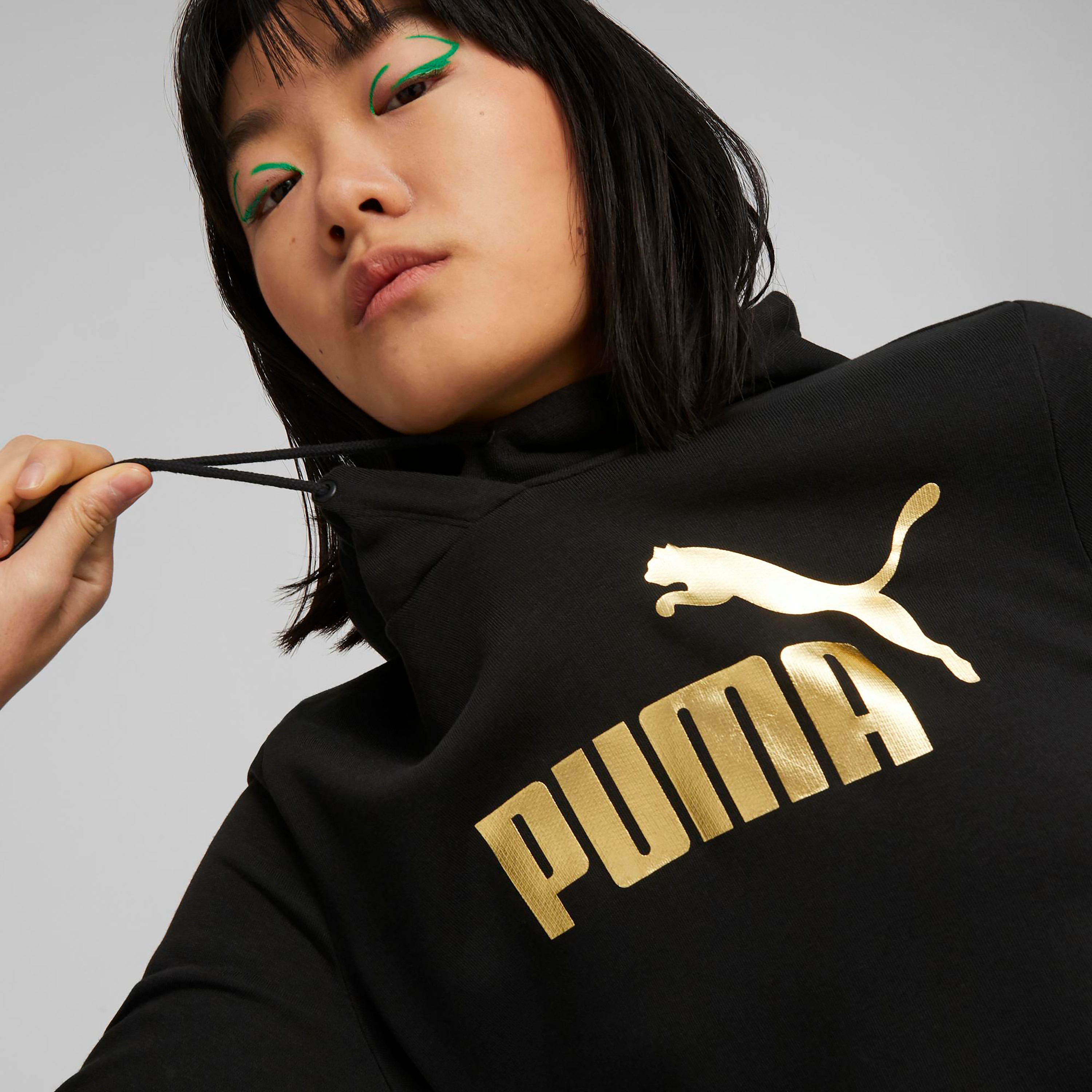 هودي إي اس اس+ للسيدات شعار ميتاليك من بوما 84909601 | OE-sports-women-clothing-hoodiesandsweatshirts-image-4