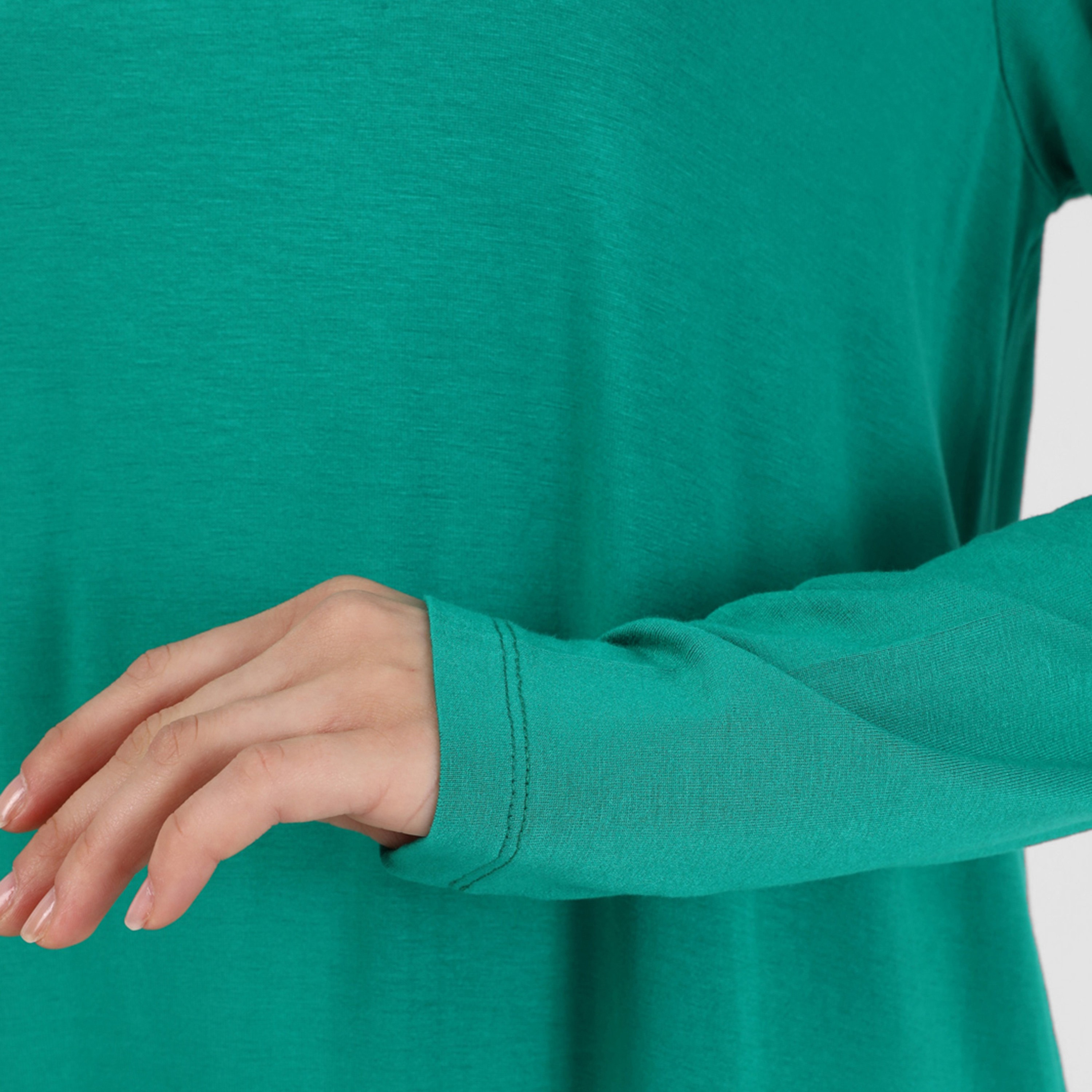 Refka Plain Crew Neck Dress-women-clothing-dresses-image-3