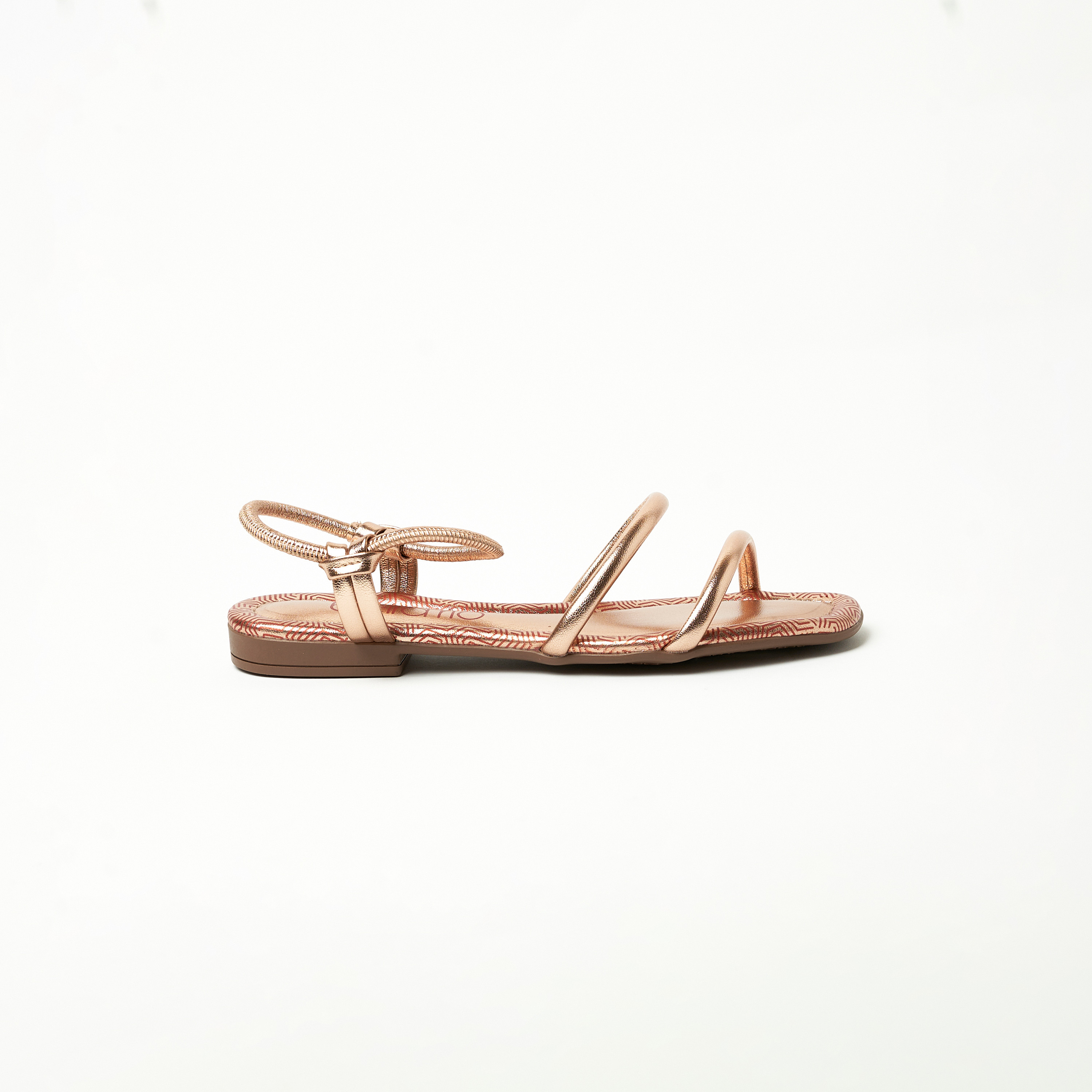 بييرا ريو- صندل للنساء لون معدني بحزام | 8497-100-25242-23146-women-shoes-sandals-flats-image-2