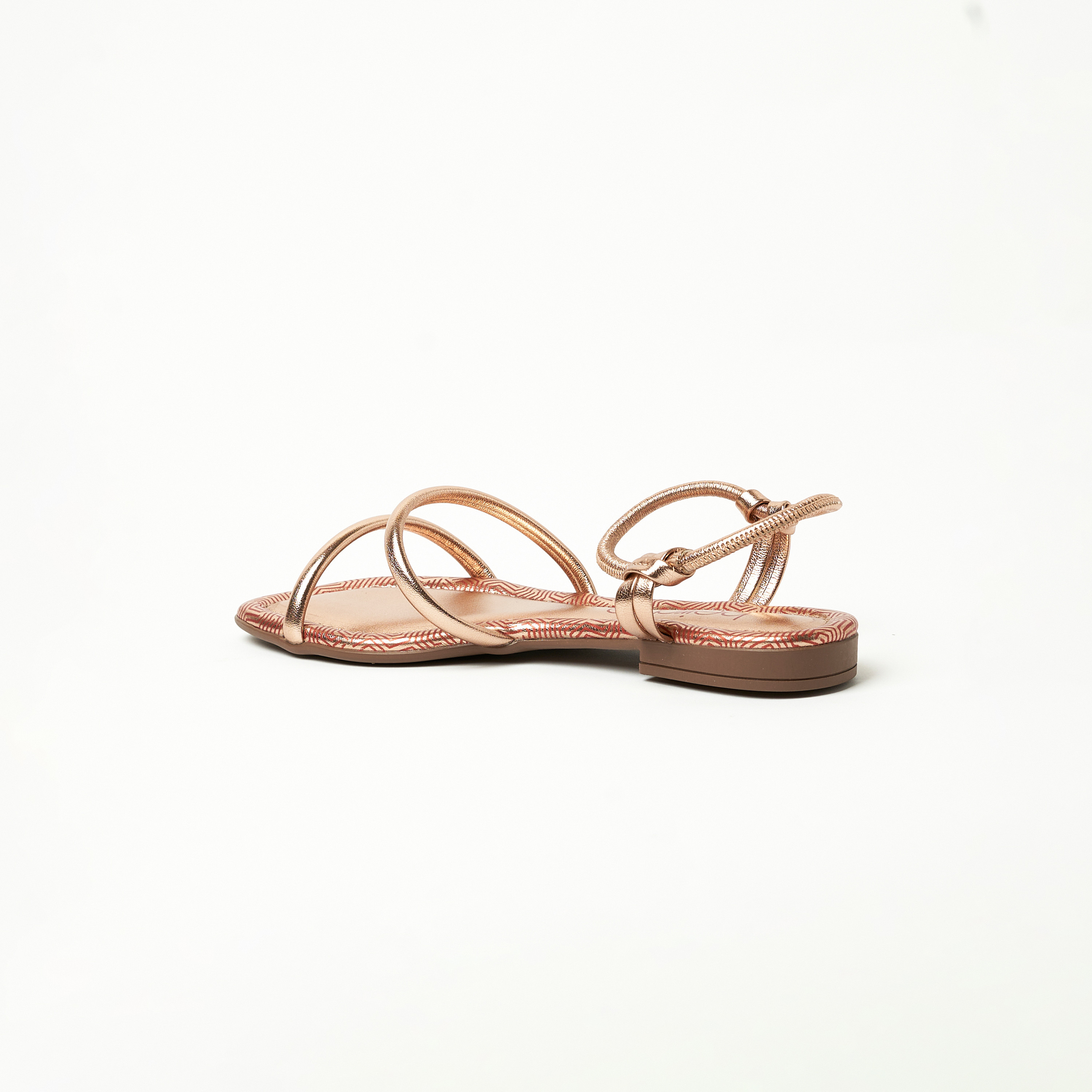 بييرا ريو- صندل للنساء لون معدني بحزام | 8497-100-25242-23146-women-shoes-sandals-flats-image-4