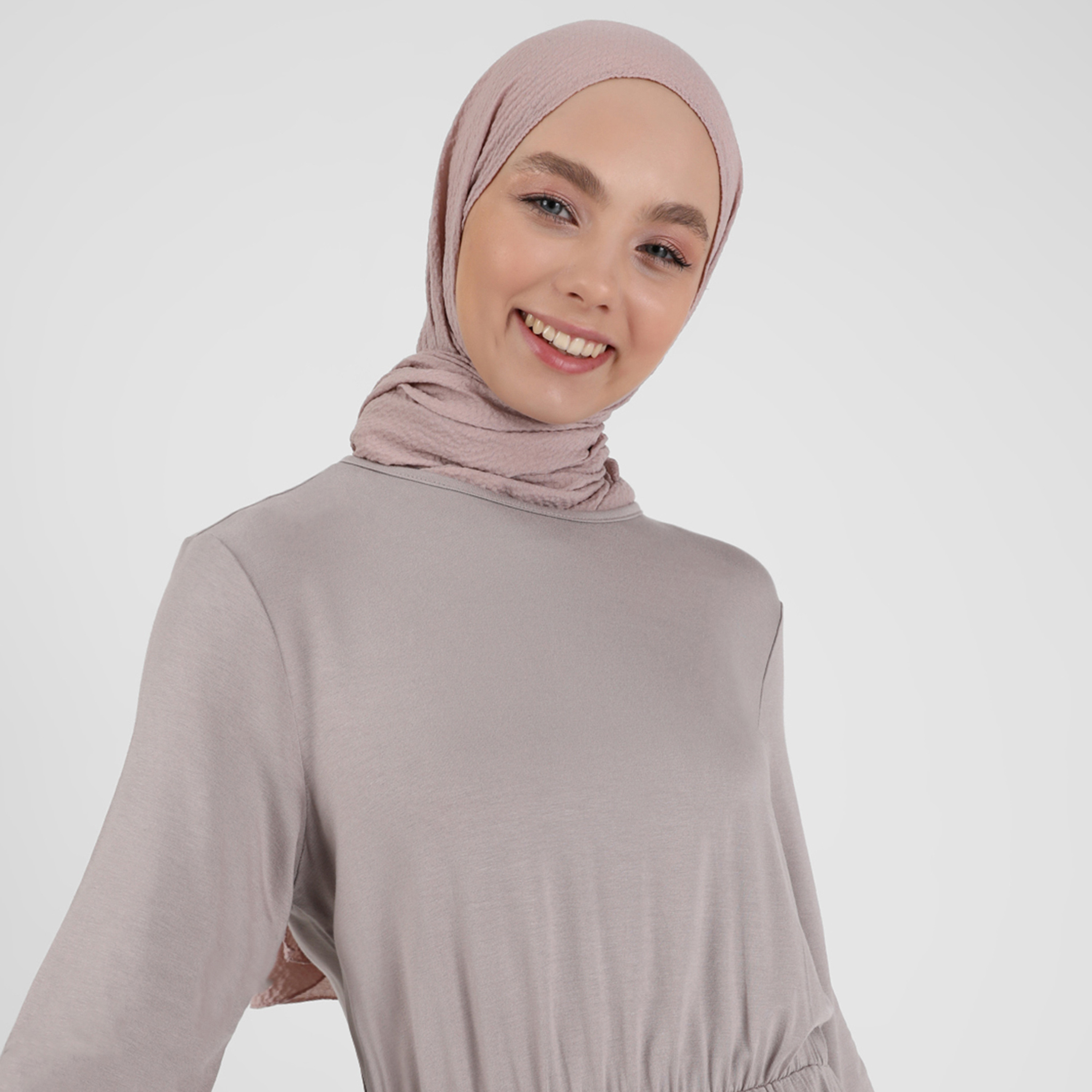 Refka Plain Crew Neck Dress-women-clothing-dresses-image-2