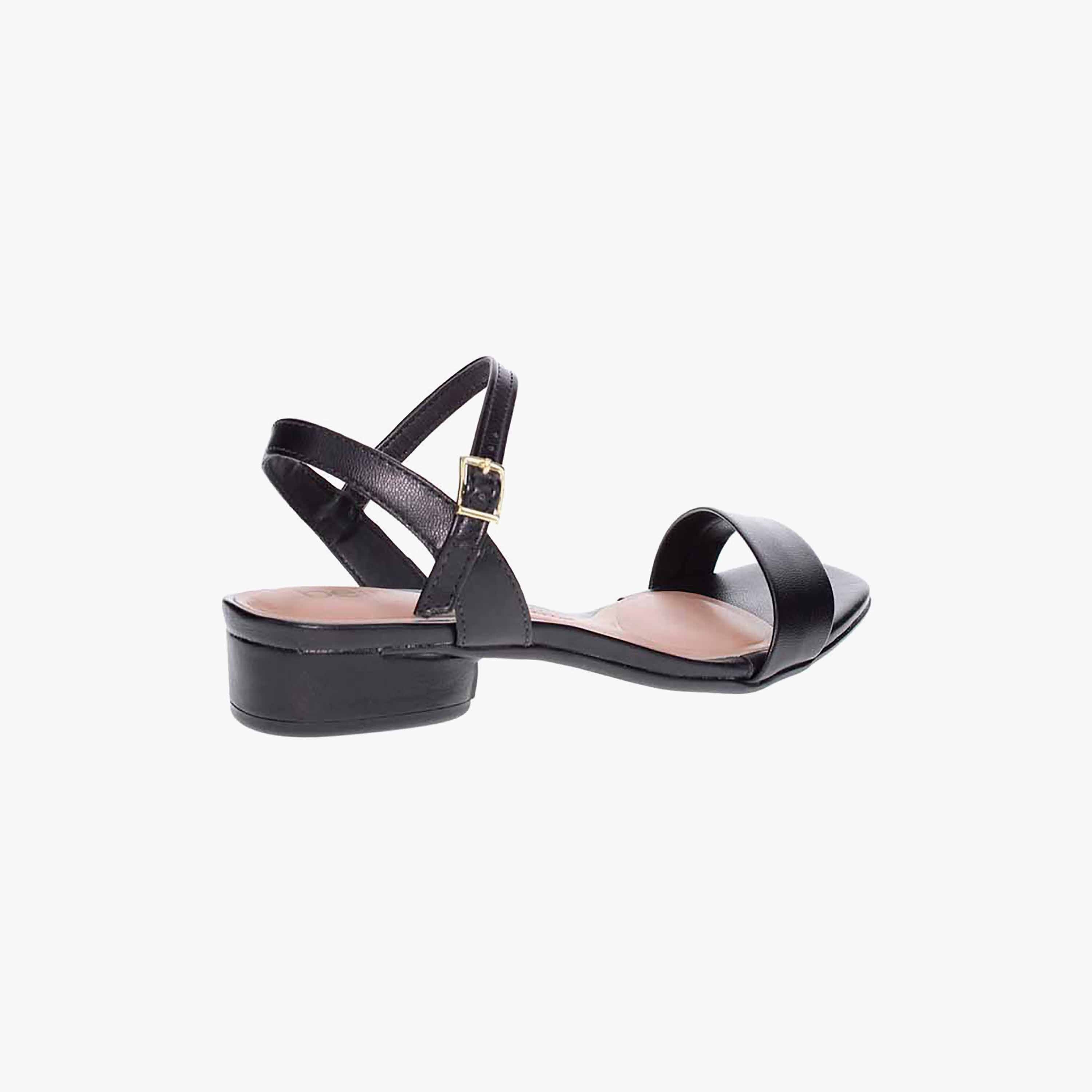 Beira Rio by Geoomnii  Women's Ankle Strap Stacked Heel Sandals | 8504-102-9569-15745      -women-shoes-heels-image-3