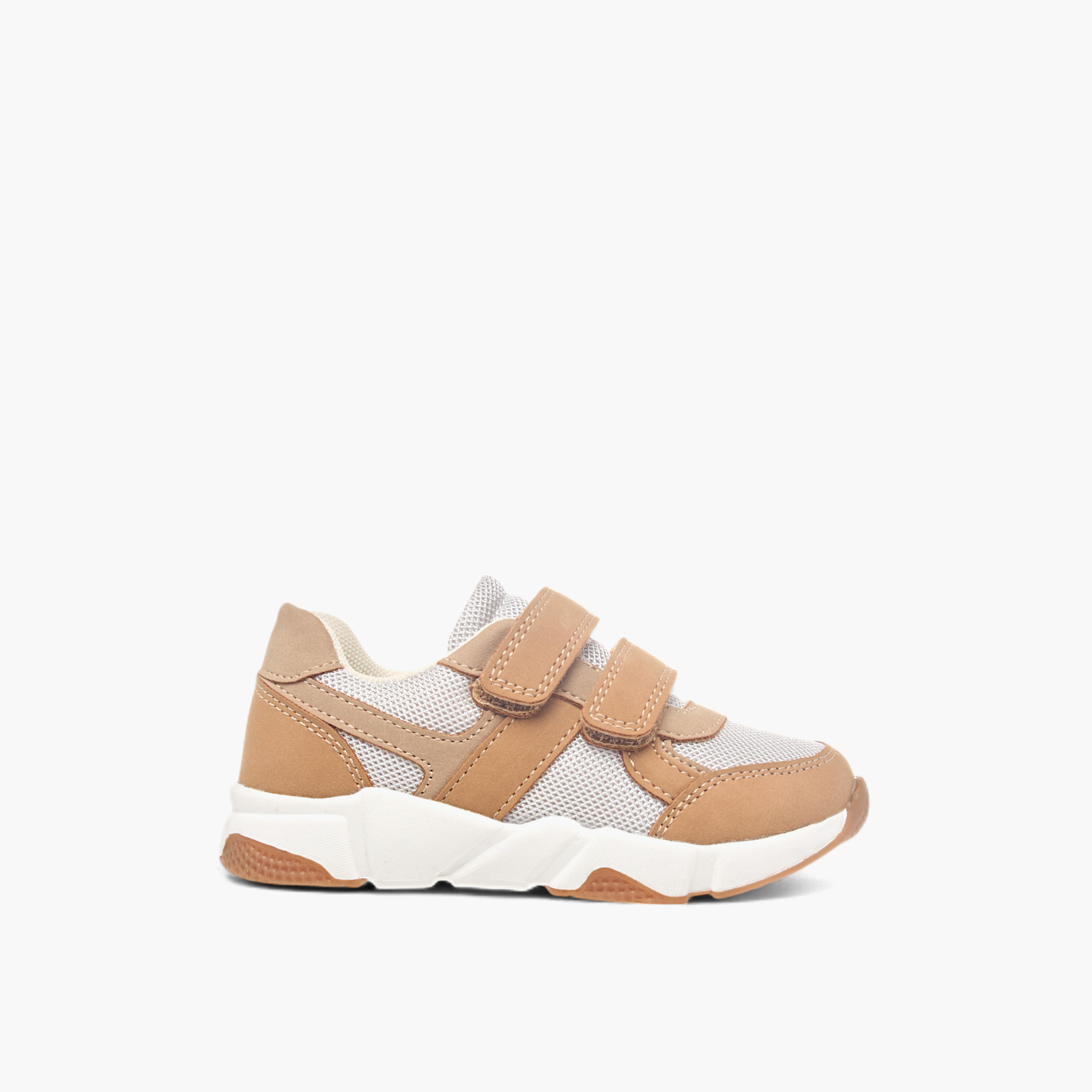 Barefeet Panelled Sneakers with Hook and Loop Closure-boys-shoes-sneakers-image-3