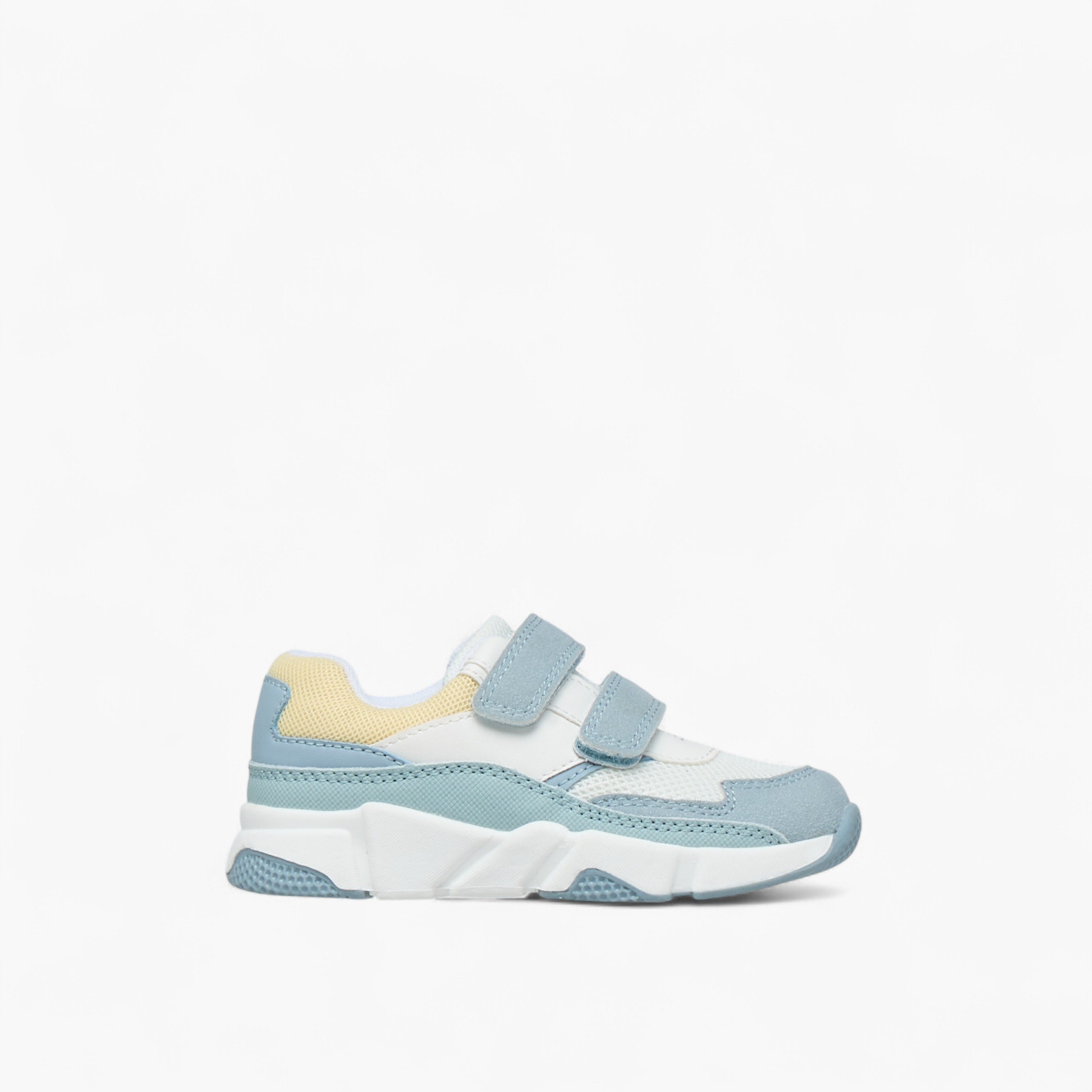 Barefeet Colourblock Sneakers with Hook and Loop Closure-boys-shoes-sneakers-image-3