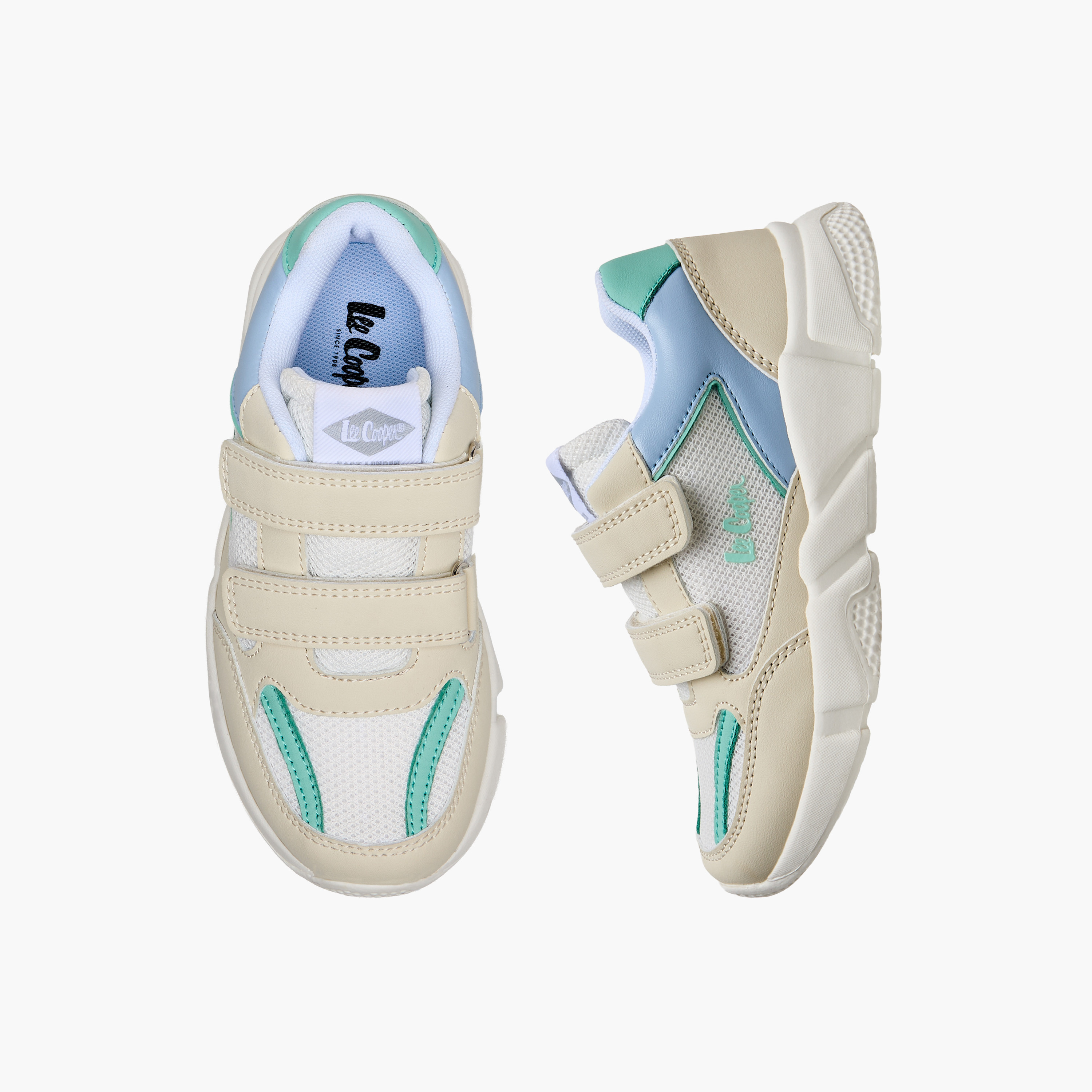 حذاء سنيكرز بشريط إغلاق لاصق للبنات من لي كوبر-girls-shoes-sneakers-image-1