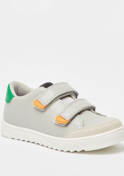 Mister Duchini Solid Sneakers with Hook and Loop Closure-Boy%27s Sneakers-image-1