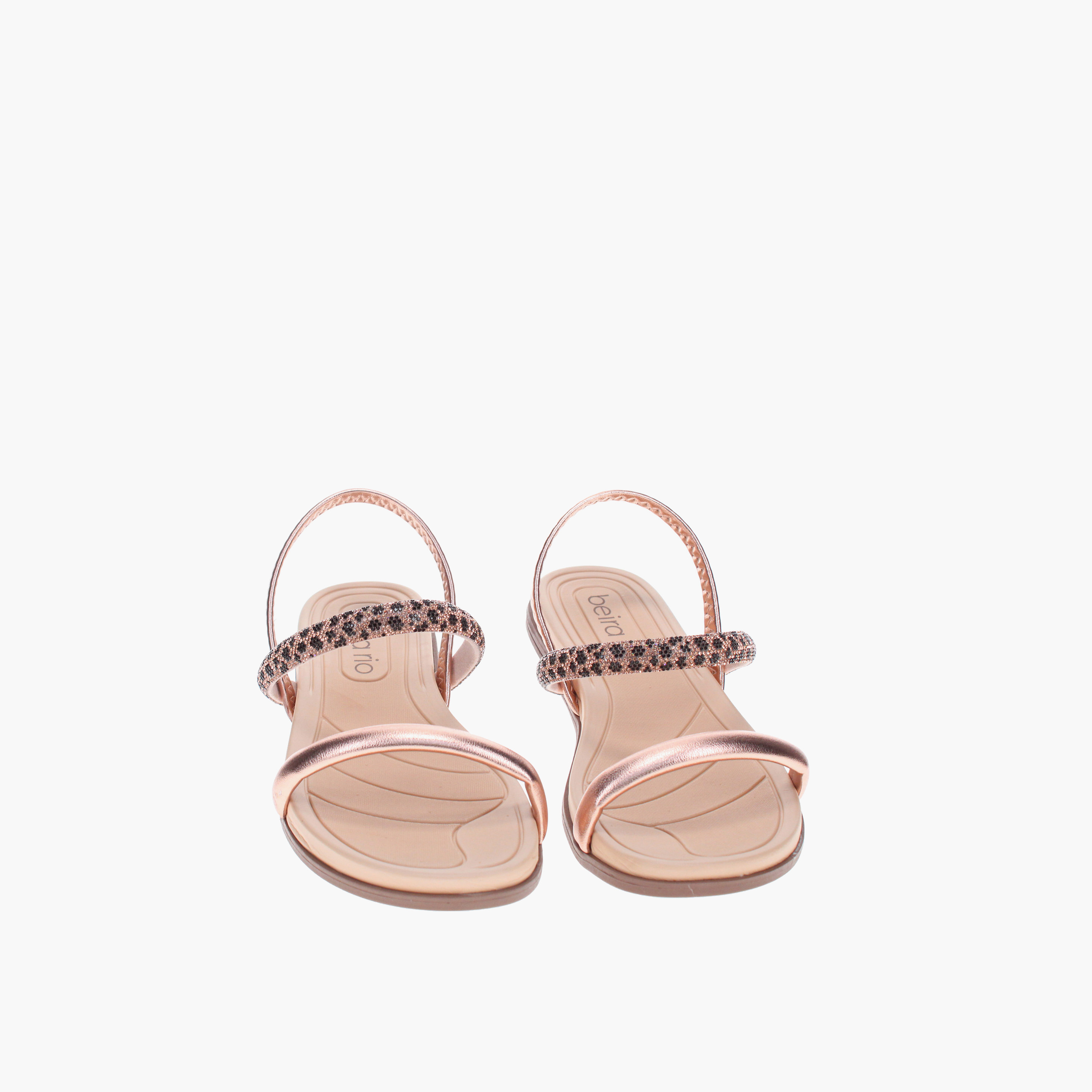 Beira Rio by Geoomnii  Women's Elastic Onix Strap Sandals | 8507-103-28388-98682       -women-shoes-sandals-flats-image-4