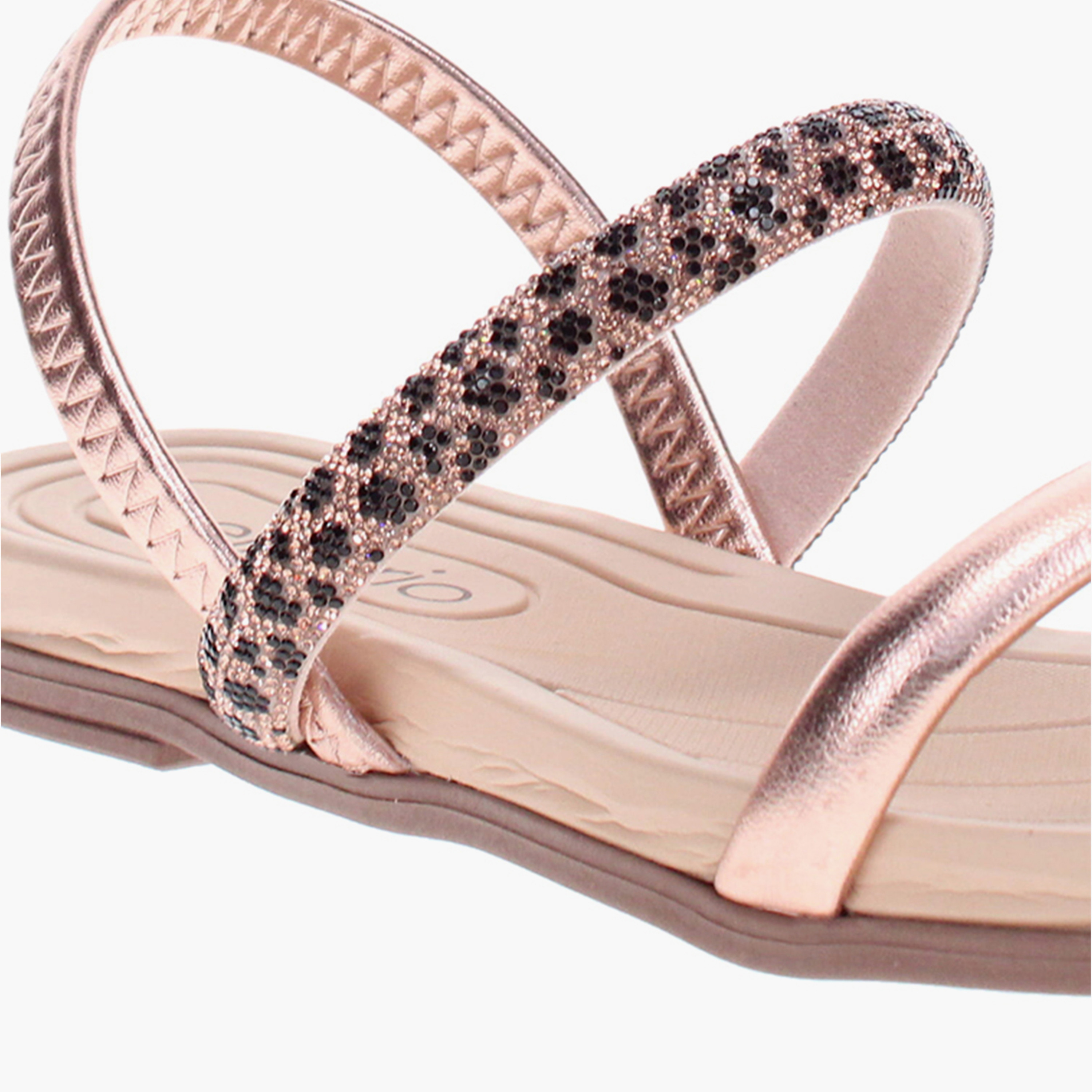Beira Rio by Geoomnii  Women's Elastic Onix Strap Sandals | 8507-103-28388-98682       -women-shoes-sandals-flats-image-5