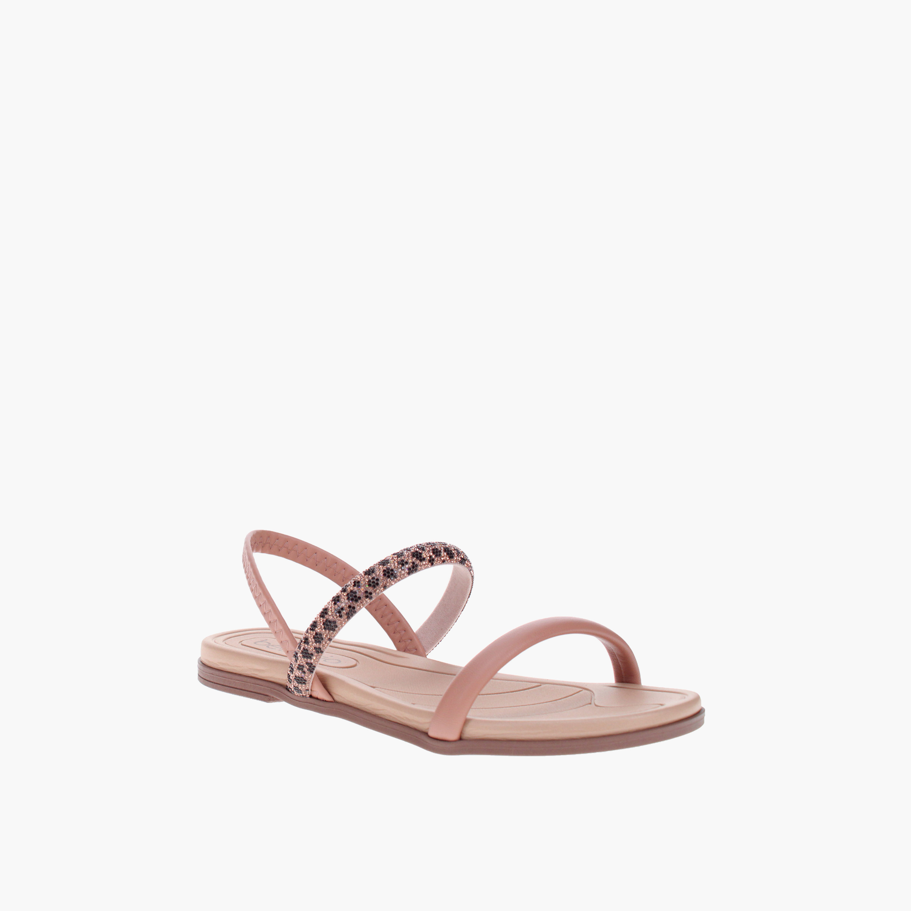 Beira Rio by Geoomnii  Women's Elastic Ski Strap Sandals | 8507-103-28389-98684       -women-shoes-sandals-flats-image-1