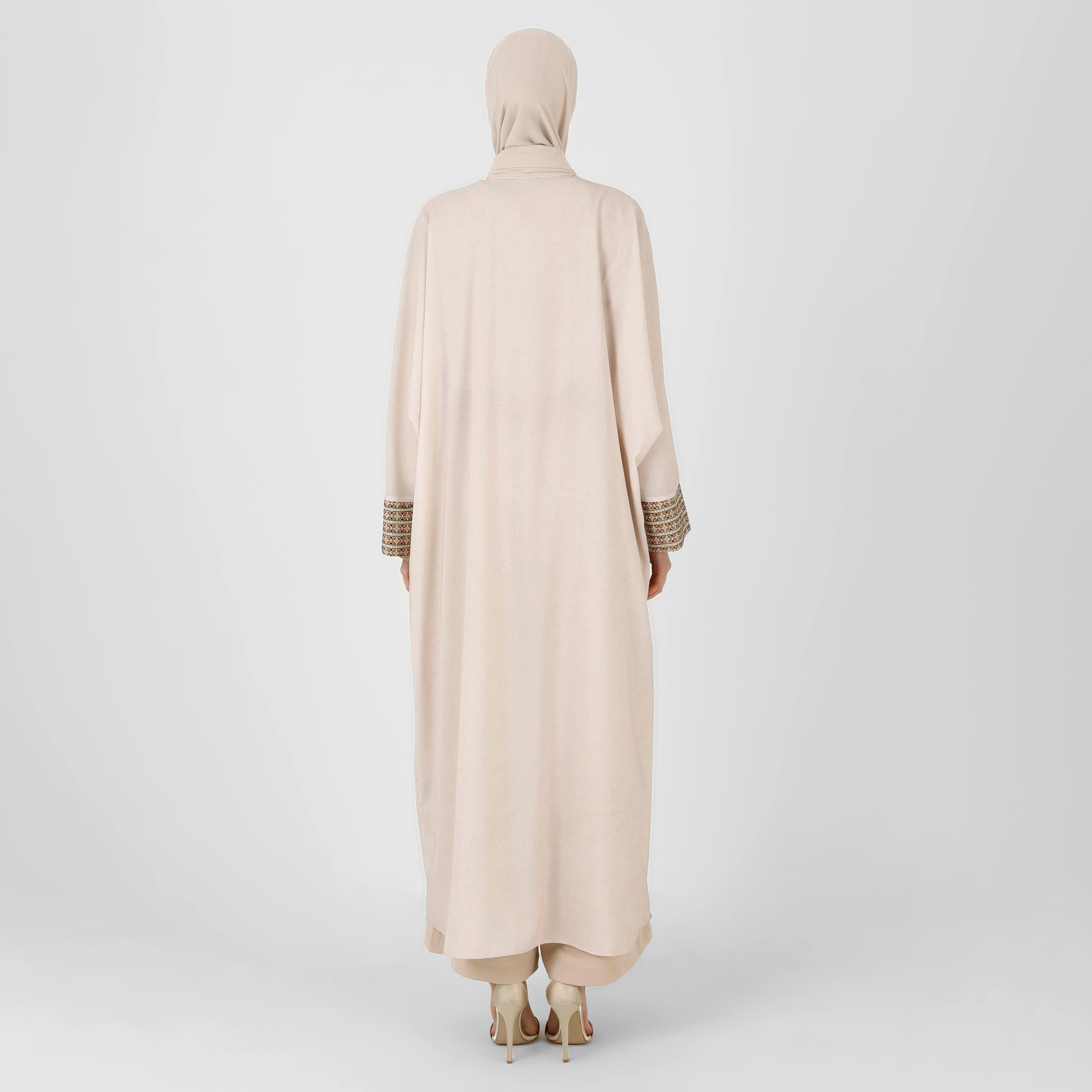 Modanisa Printed Open Front Abaya-women-arabicclothing-abayas-image-5