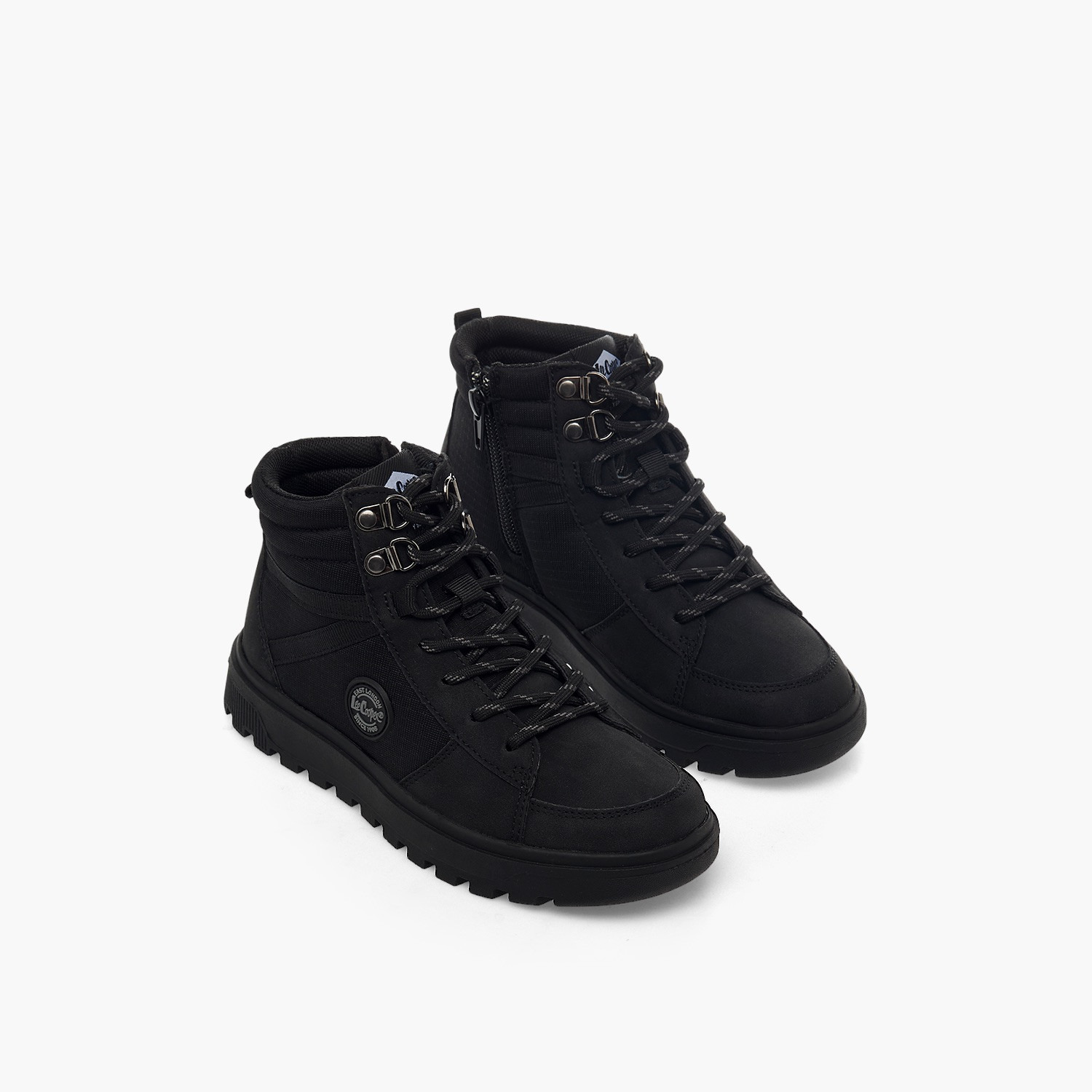 Lee Cooper Boys Lace-Up Ankle Boots-boys-shoes-boots-image-1