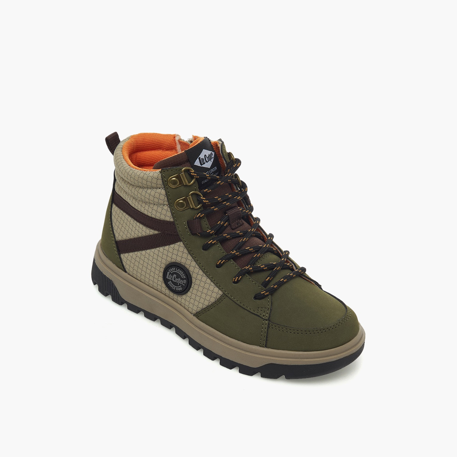 Lee Cooper Boys Lace-Up Ankle Boots-boys-shoes-boots-image-2