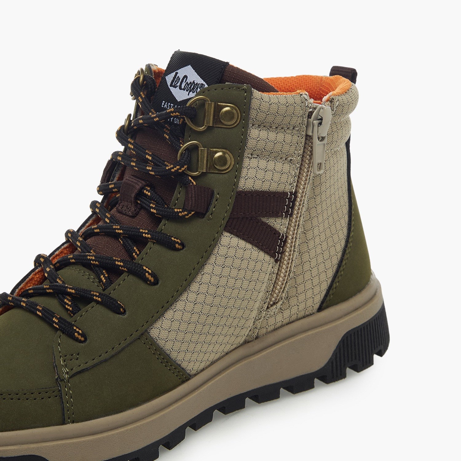 Lee Cooper Boys Lace-Up Ankle Boots-boys-shoes-boots-image-4