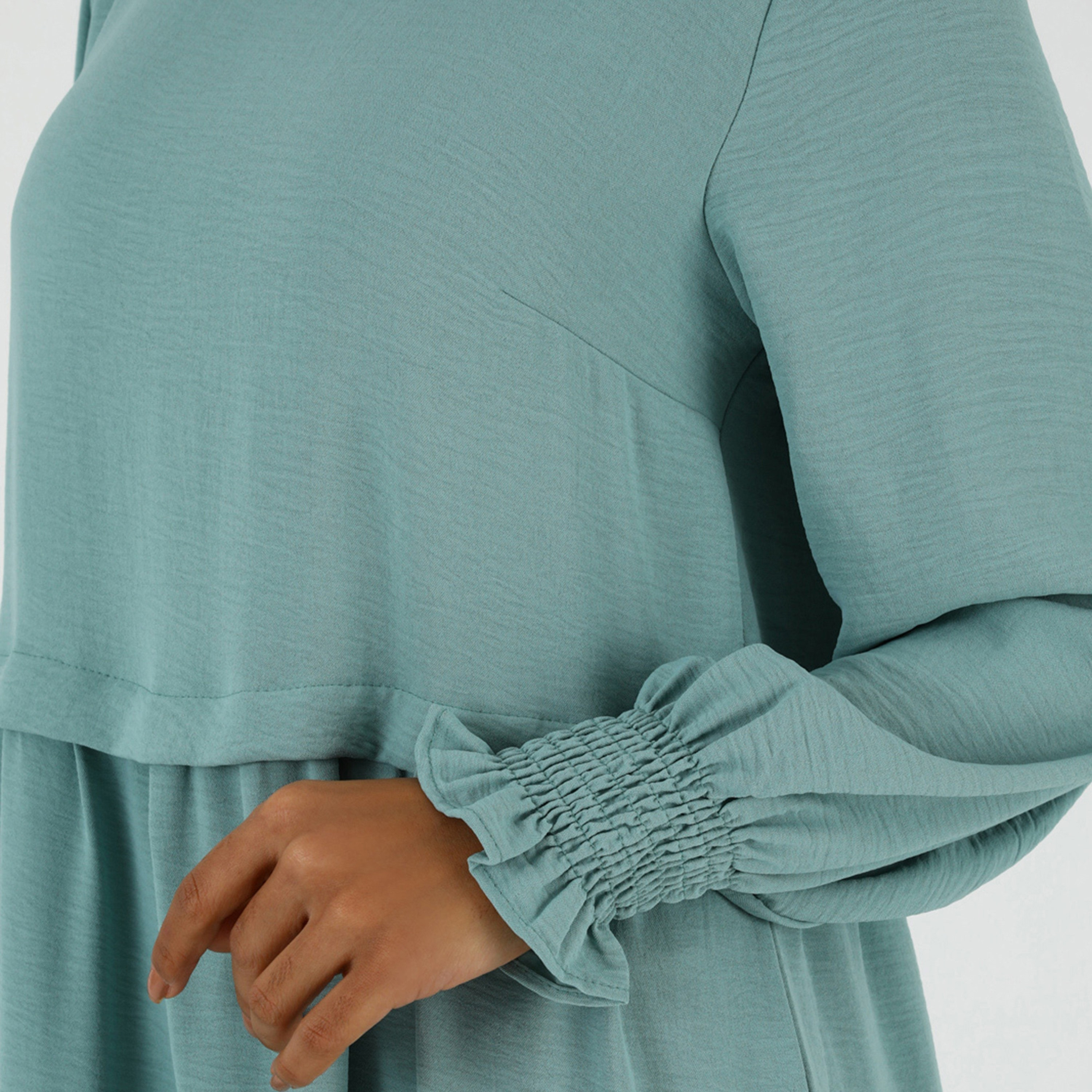 Refka Plain Crew Neck Dress-women-clothing-dresses-image-3