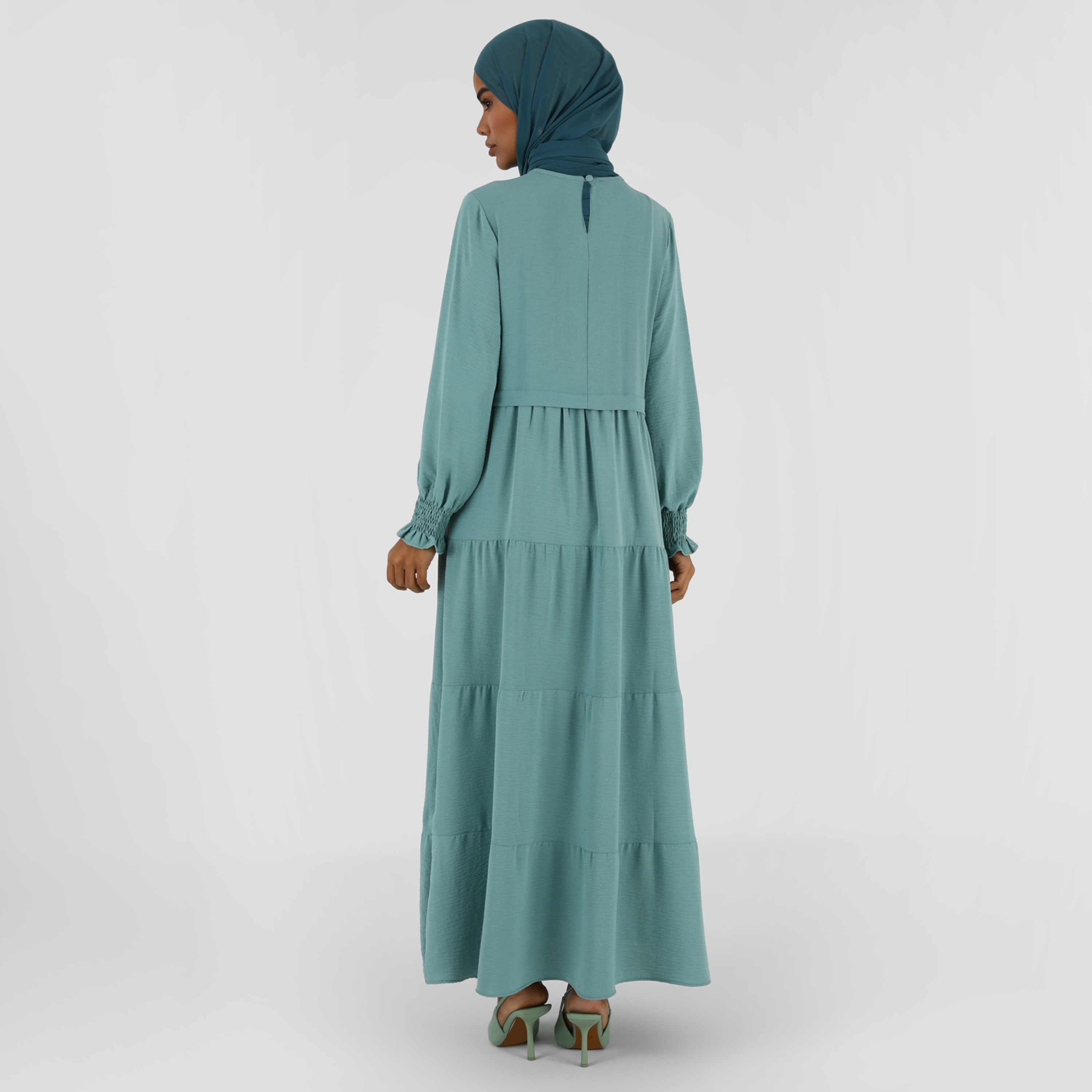 Refka Plain Crew Neck Dress-women-clothing-dresses-image-5