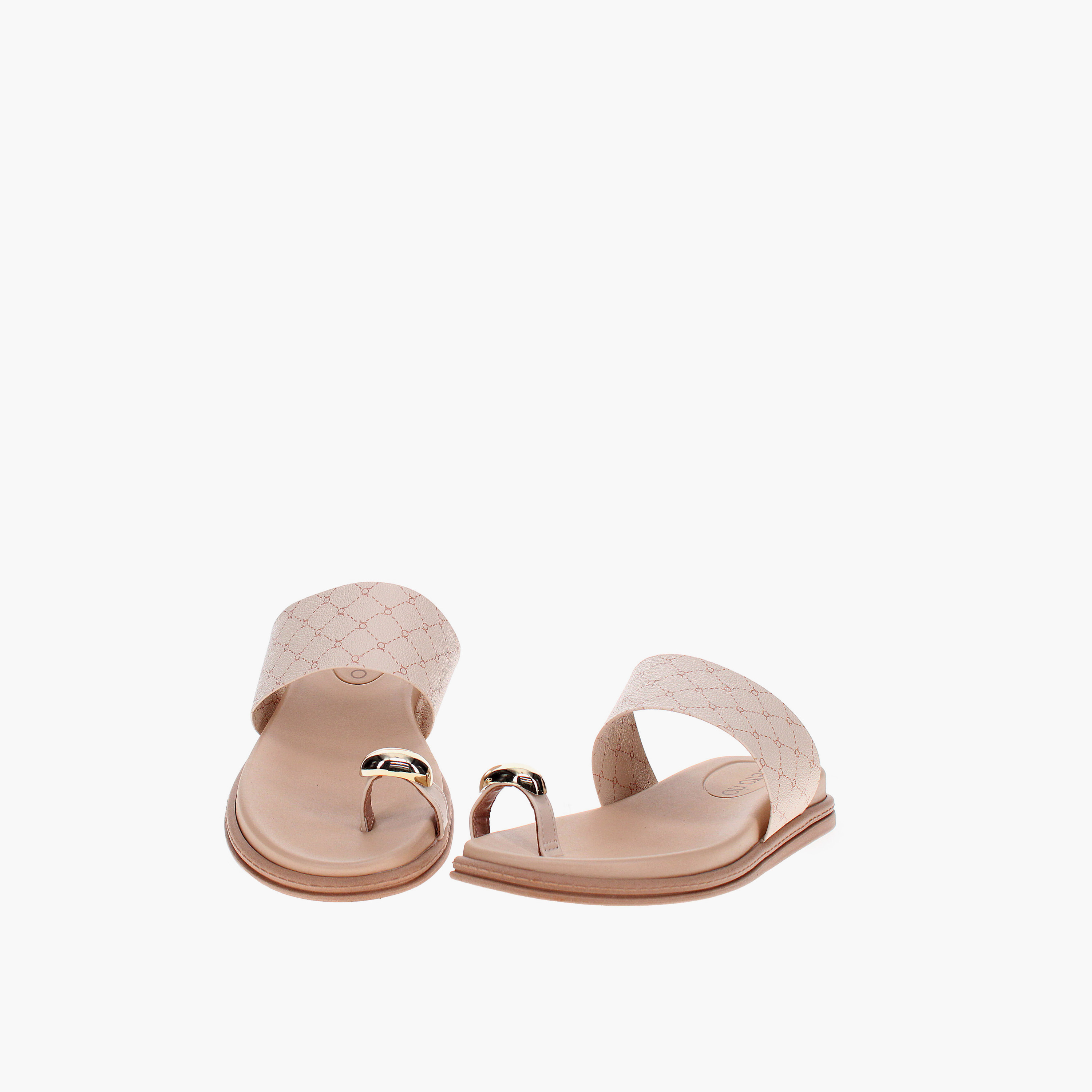 Beira Rio by Geoomnii  Women Slip-On Nicolette Flat Toe Ring Sandals | 8513-116-29444-101682     -women-shoes-sandals-flats-image-3
