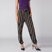 Striped Pants with Elasticised Waistband and Pocket Detail-Pants-thumbnailMobile-5