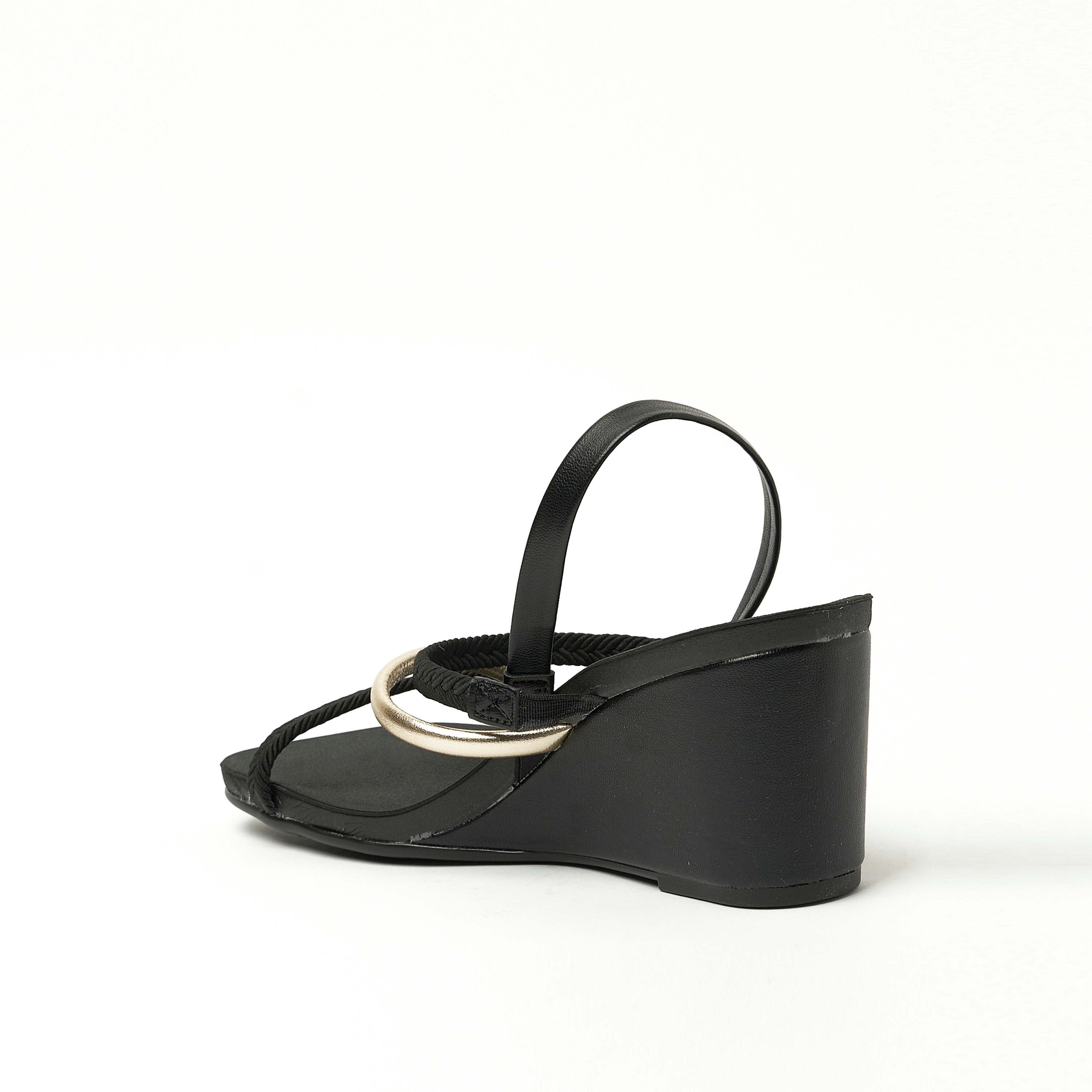 Beira Rio by Geoomnii  Women's Elastic Brynlee Wedges | 8515-102-24877-36299        -women-shoes-heels-image-5