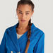 Stitch Detailed Double Breasted Jacket with Power Shoulder-Jackets-thumbnailMobile-5