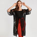 2Xtremz Embroidered Lace Shrug with 3/4 Sleeves-Kimonos-thumbnailMobile-0