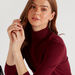 2Xtremz Solid Sweater with Turtle Neck and Long Sleeves-Sweaters-thumbnail-2